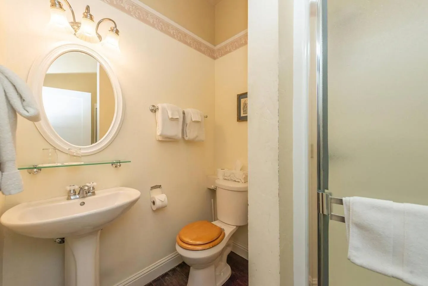 Shower in Weaverville Hotel