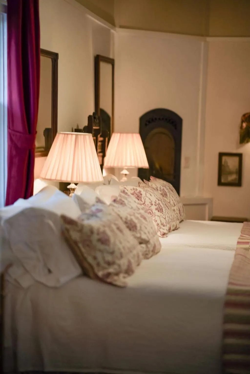 Bed in Weaverville Hotel