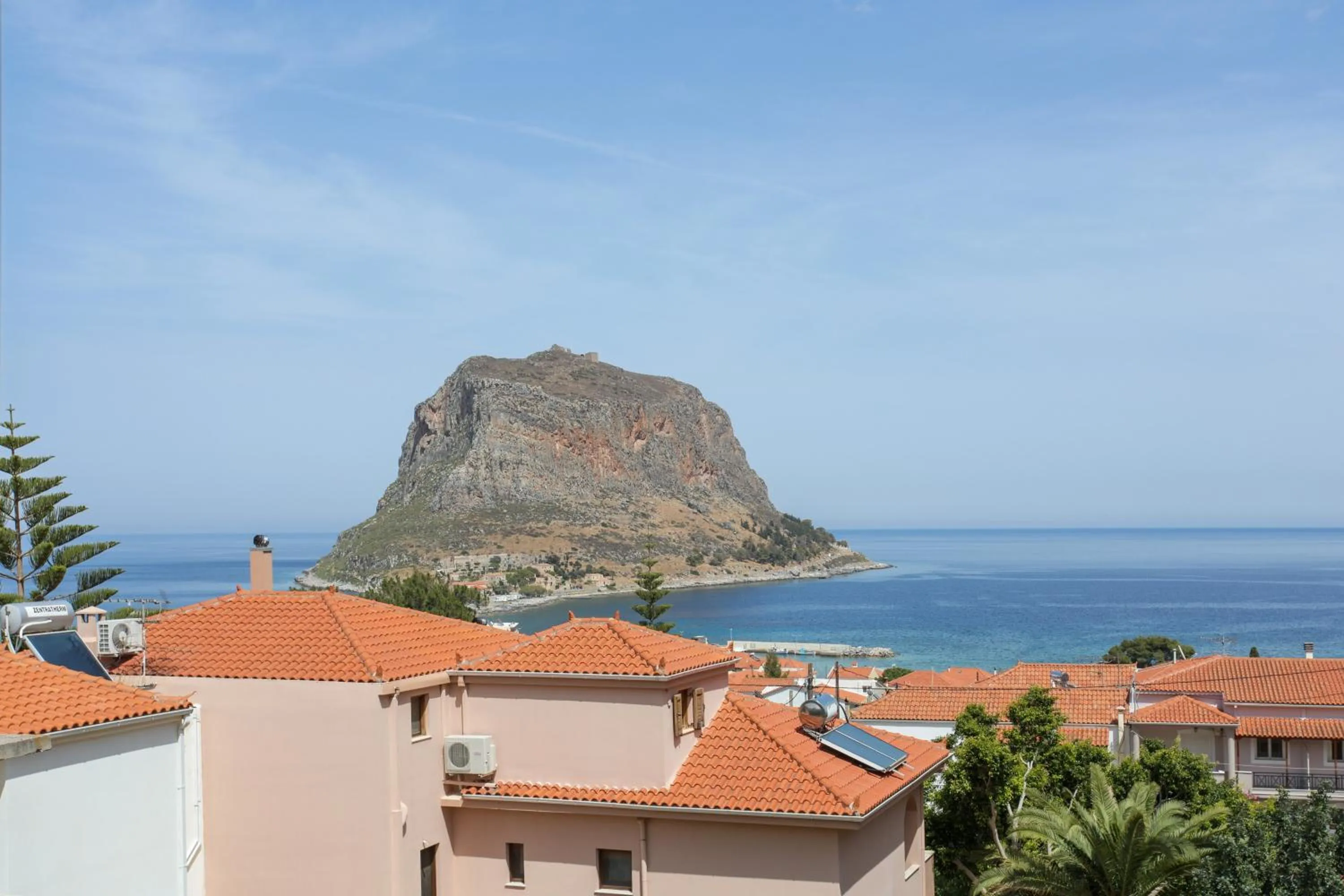 Landmark view in Monemvasia Green Apartments