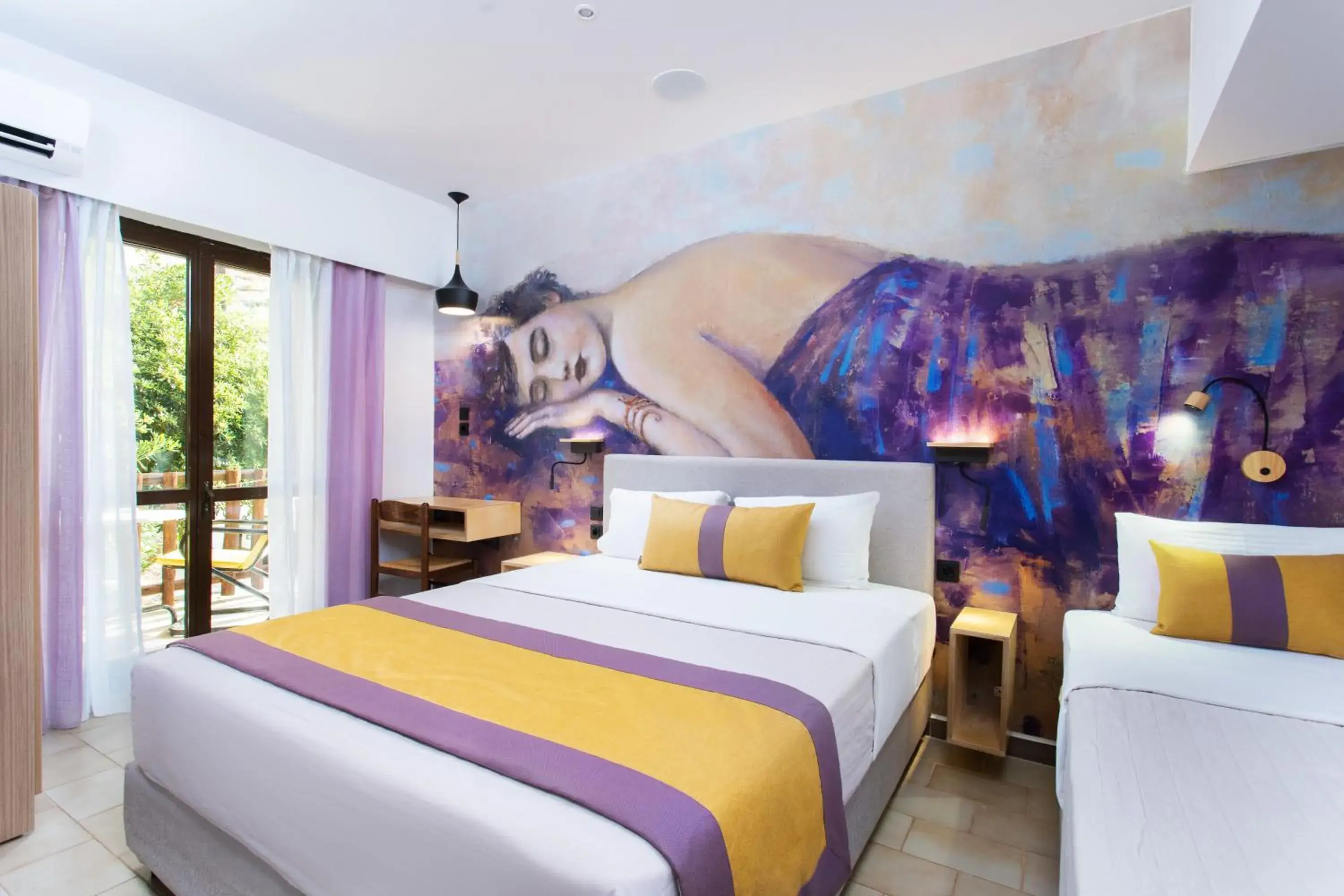 Bed in Monemvasia Green Apartments Bed in Monemvasia Green Apartments