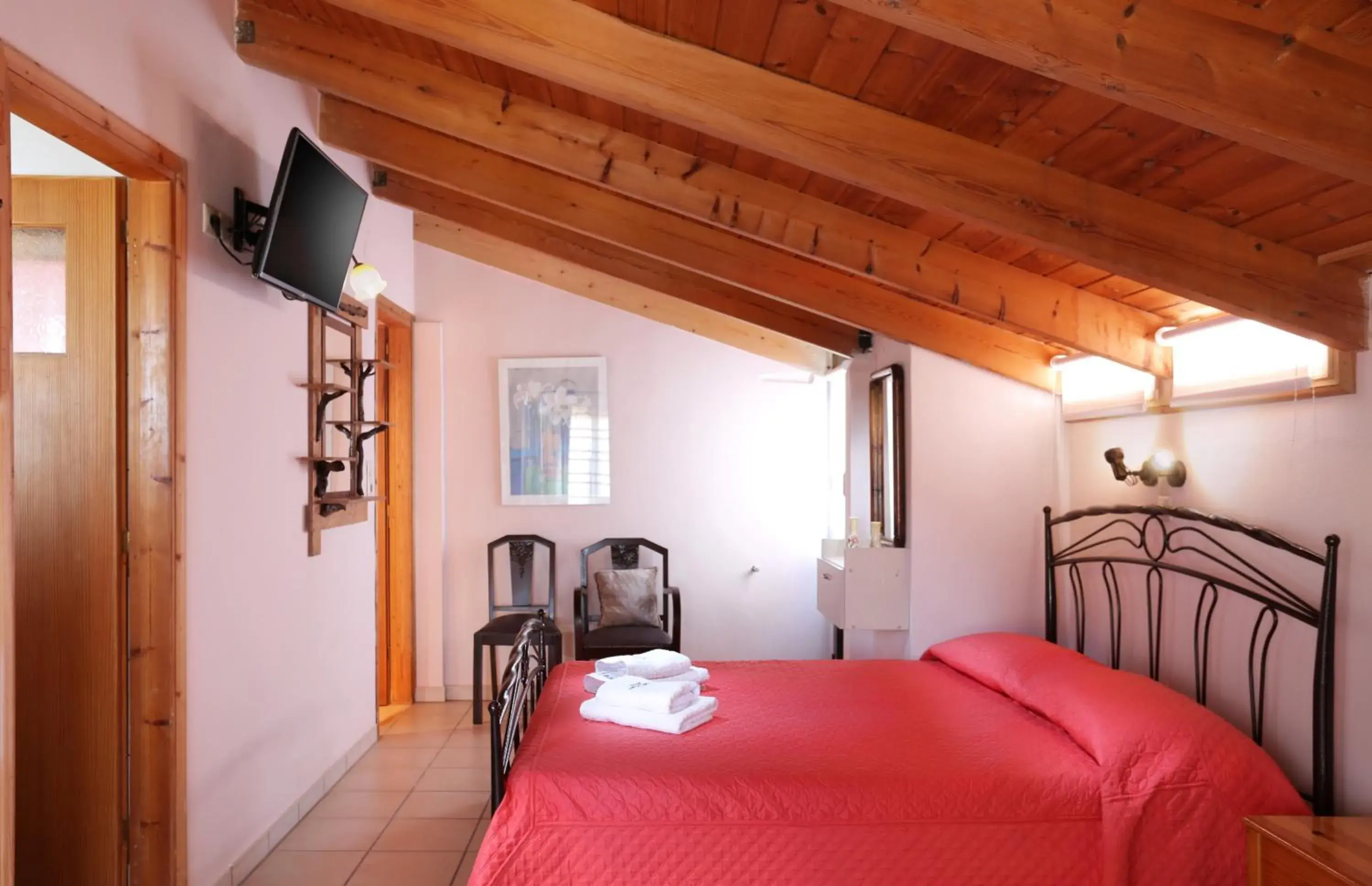 Bedroom, Bed in Monemvasia Green Apartments Bedroom, Bed in Monemvasia Green Apartments