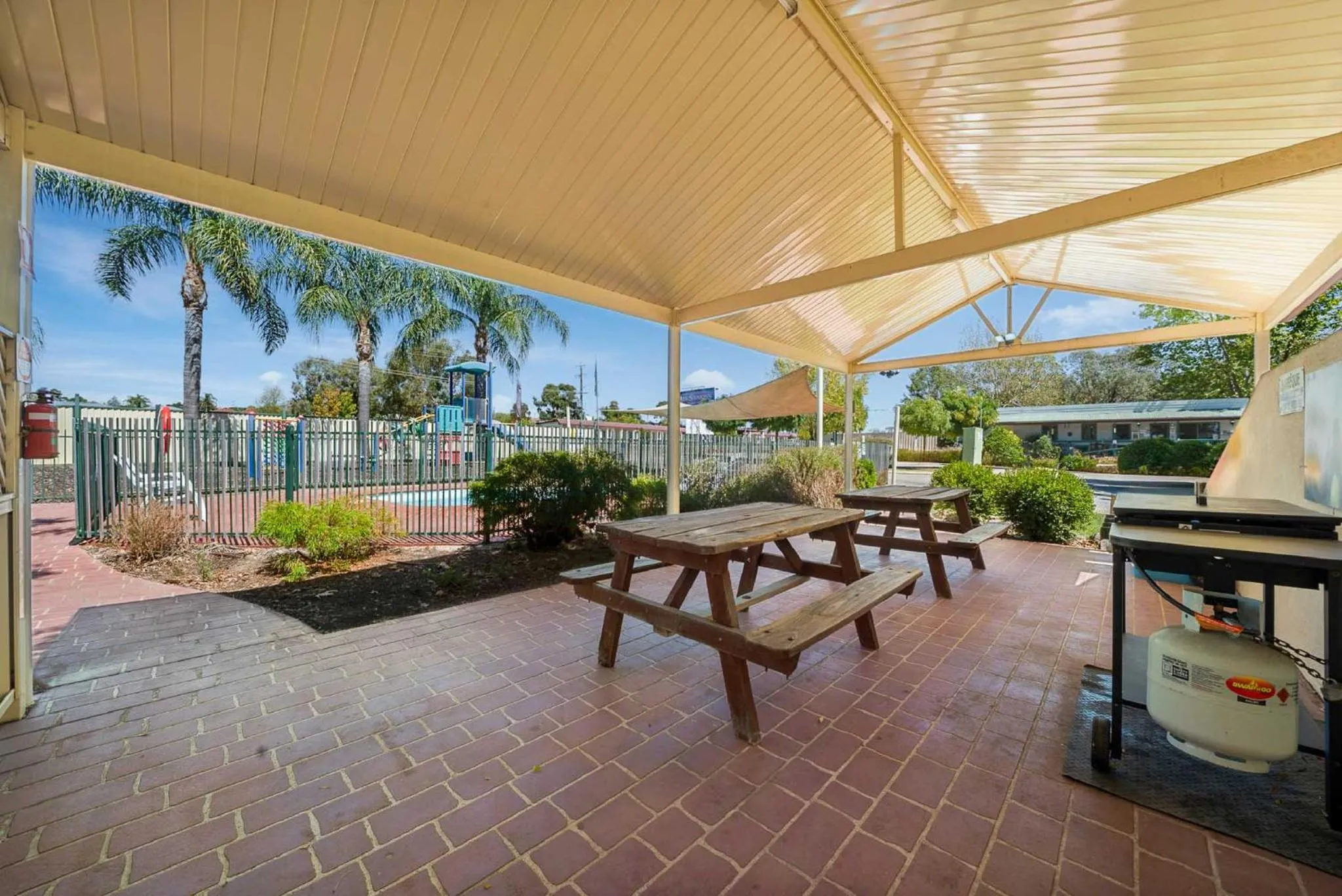 BBQ facilities in Albury Holiday Park