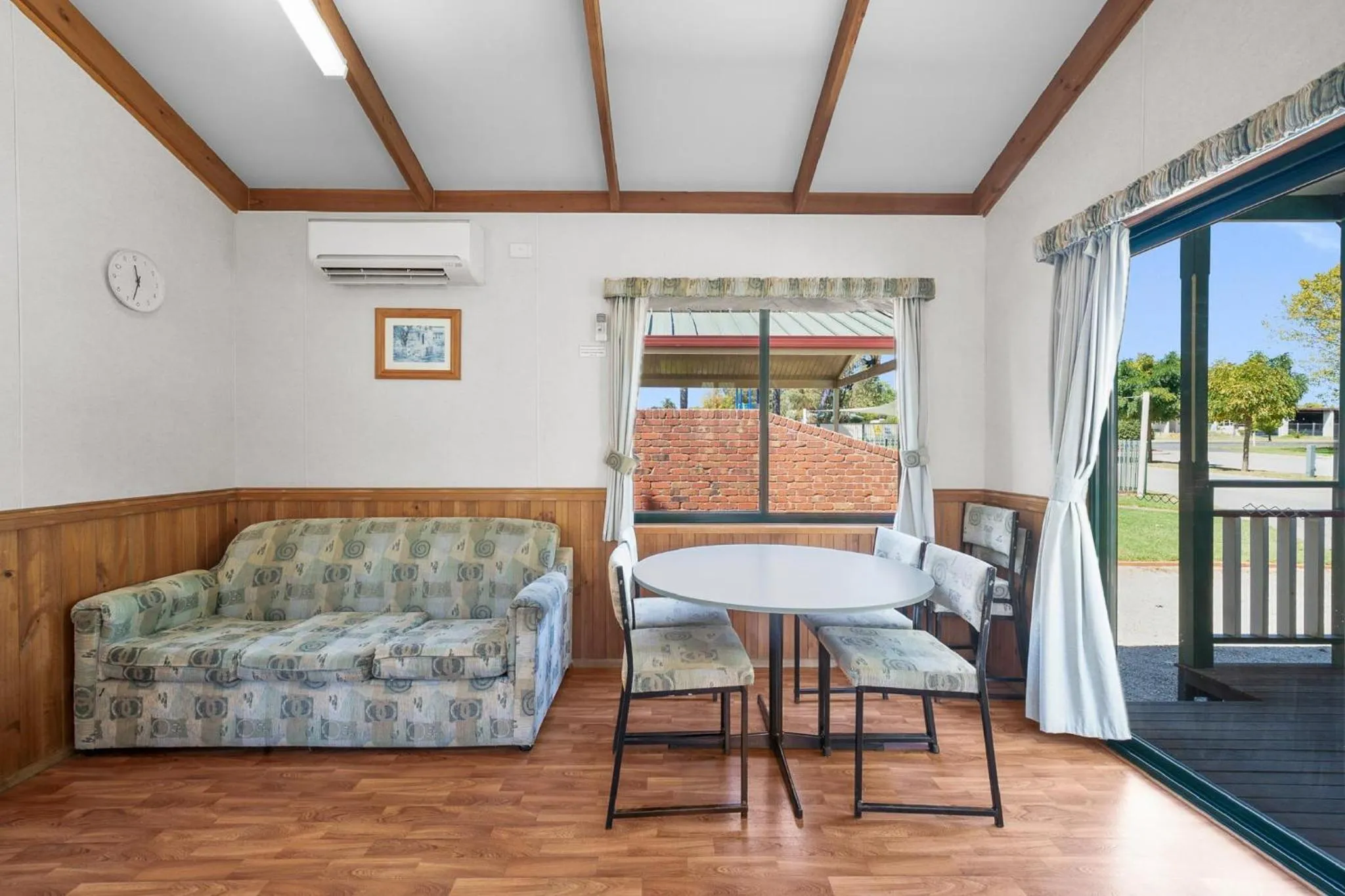 Living room in Albury Holiday Park