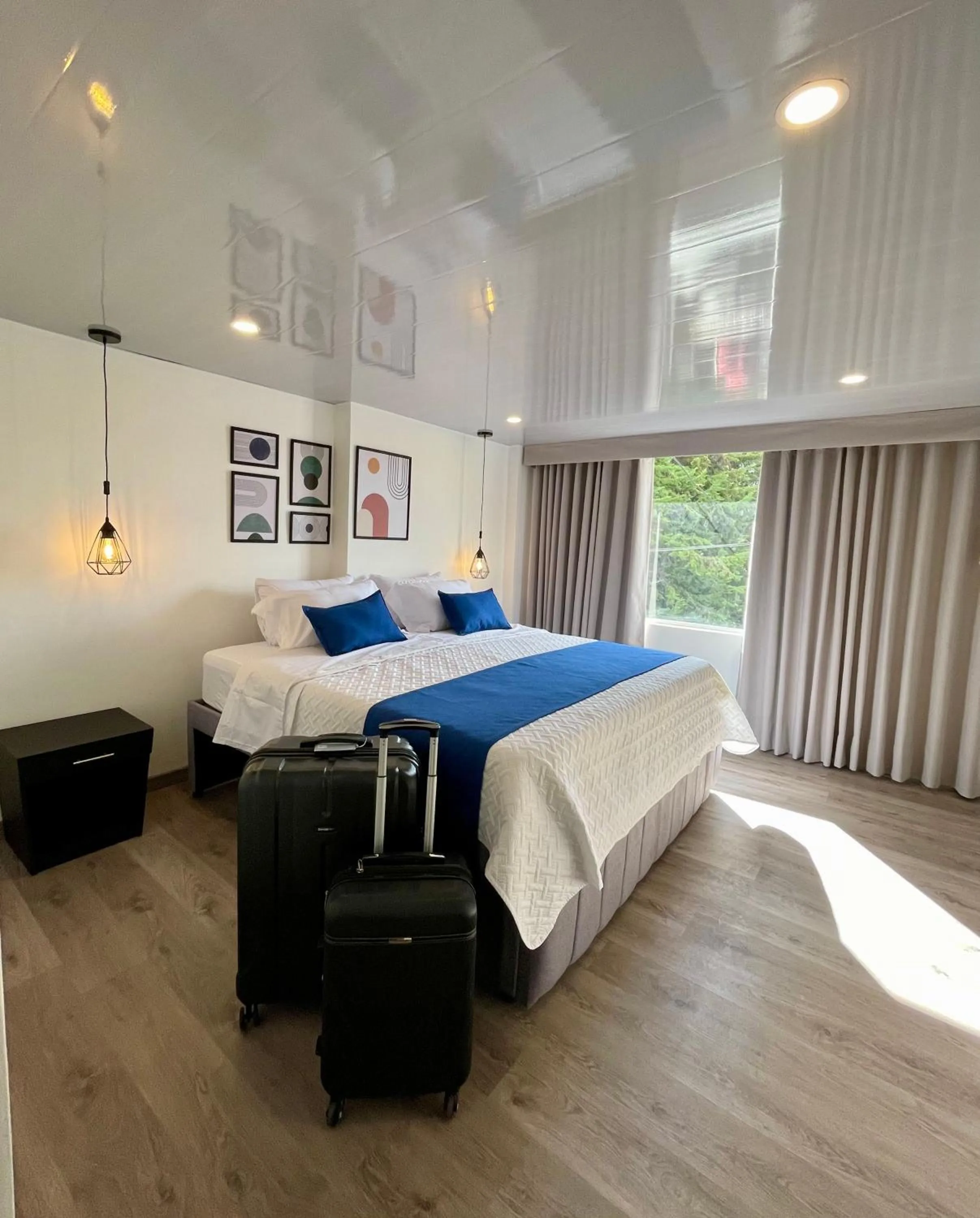 Bed in Hotel Embajada 44