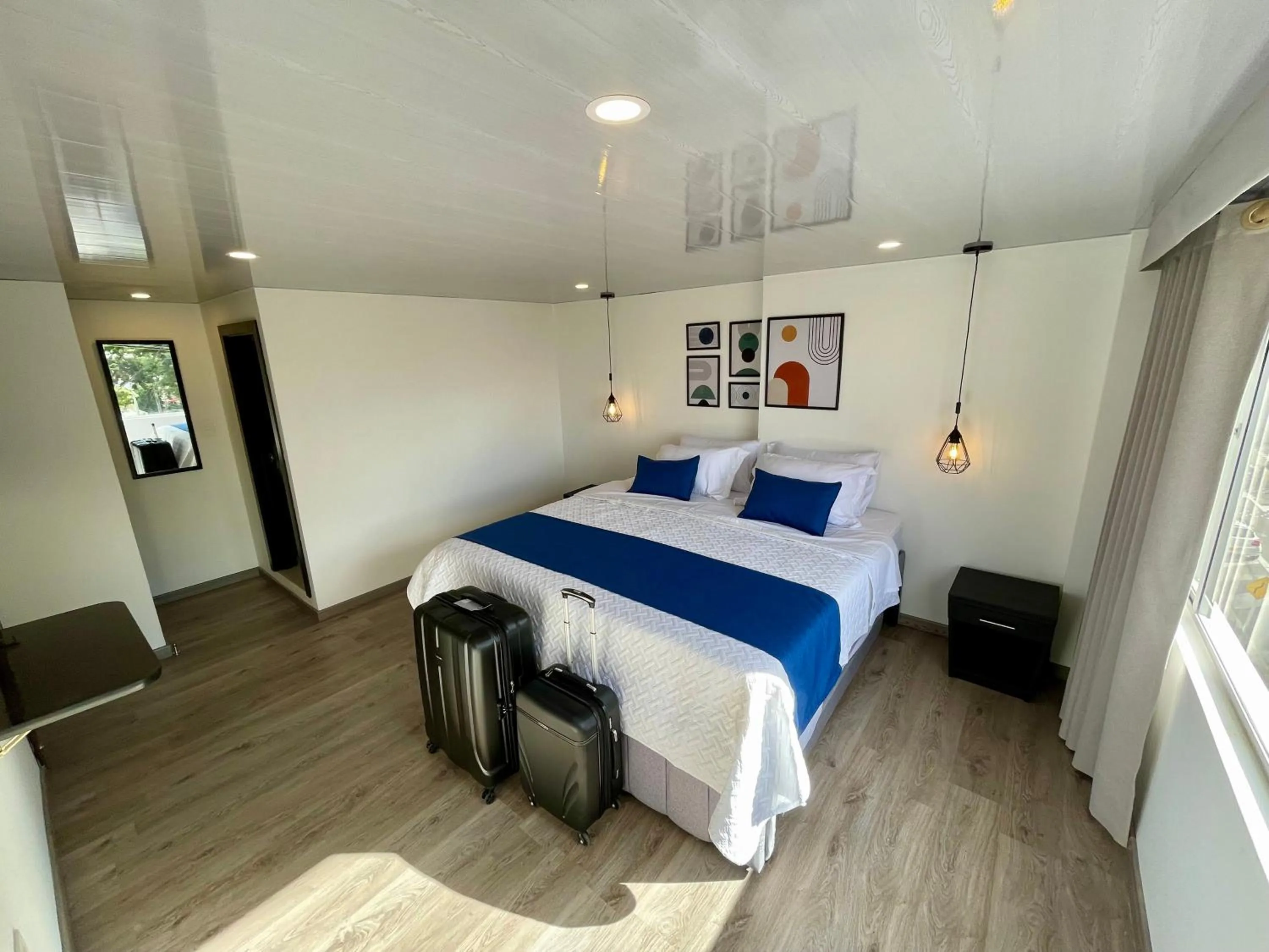 Bed in Hotel Embajada 44