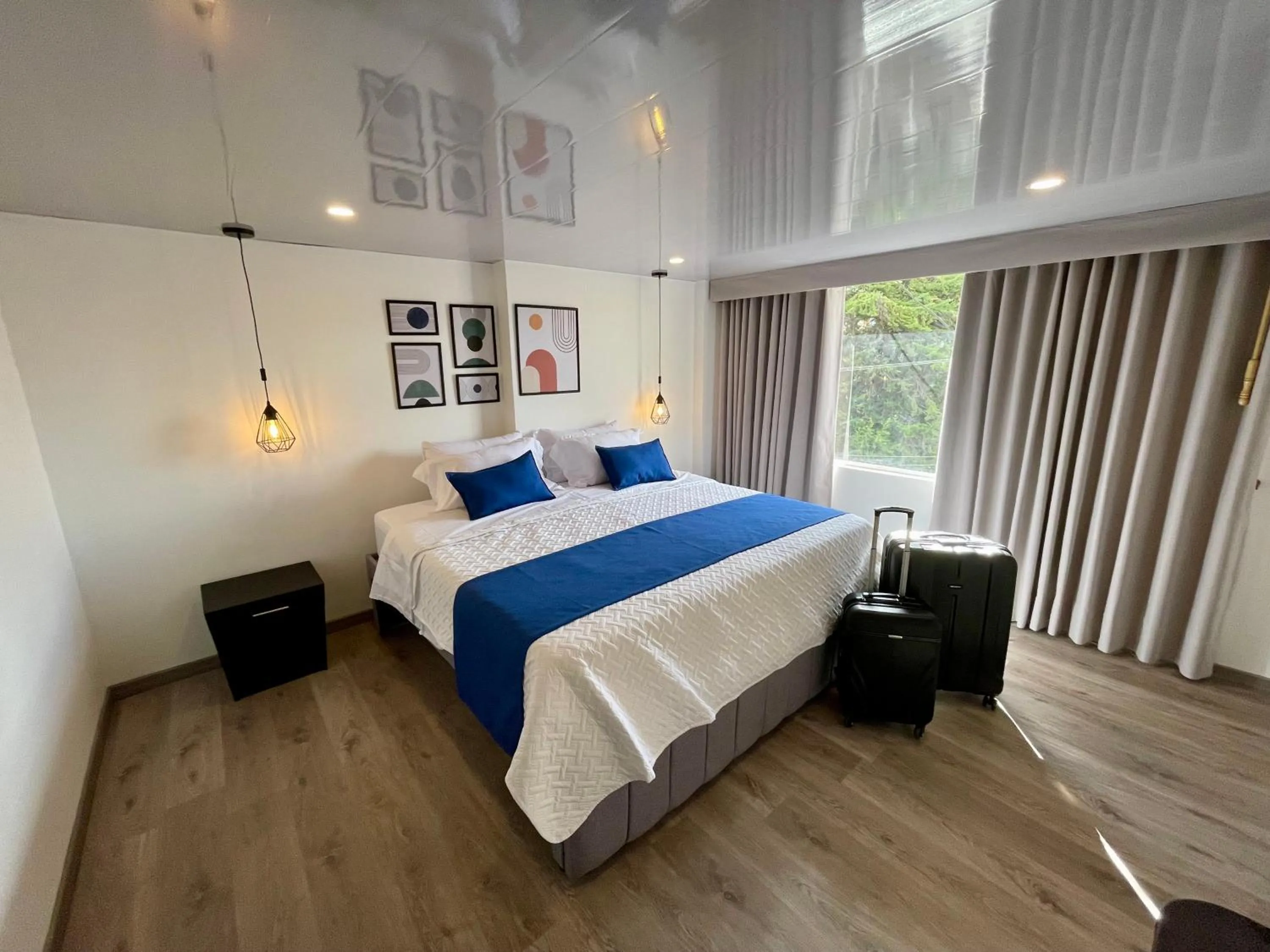 Bed in Hotel Embajada 44