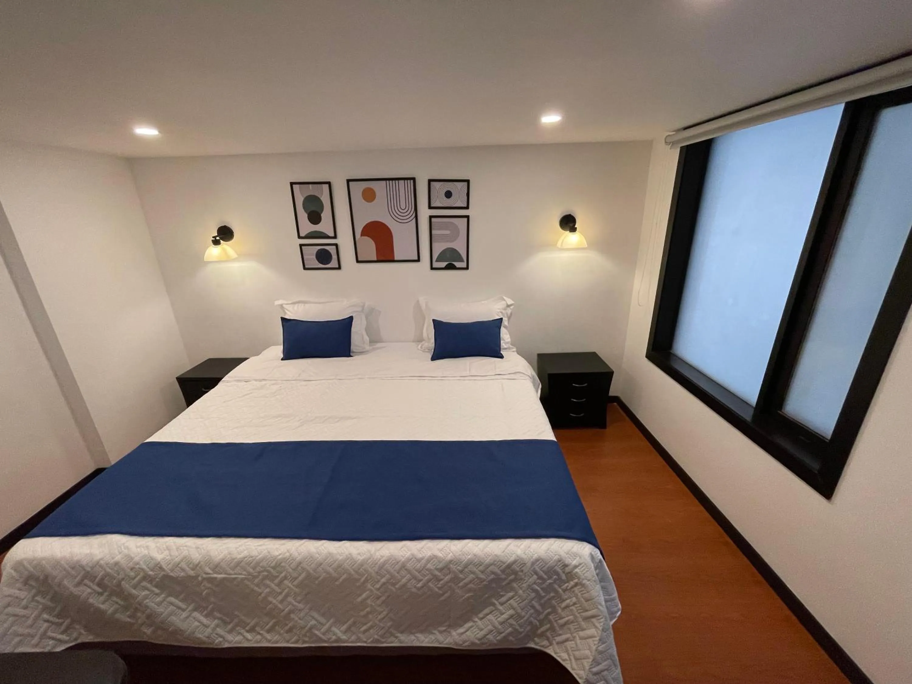 Bed in Hotel Embajada 44