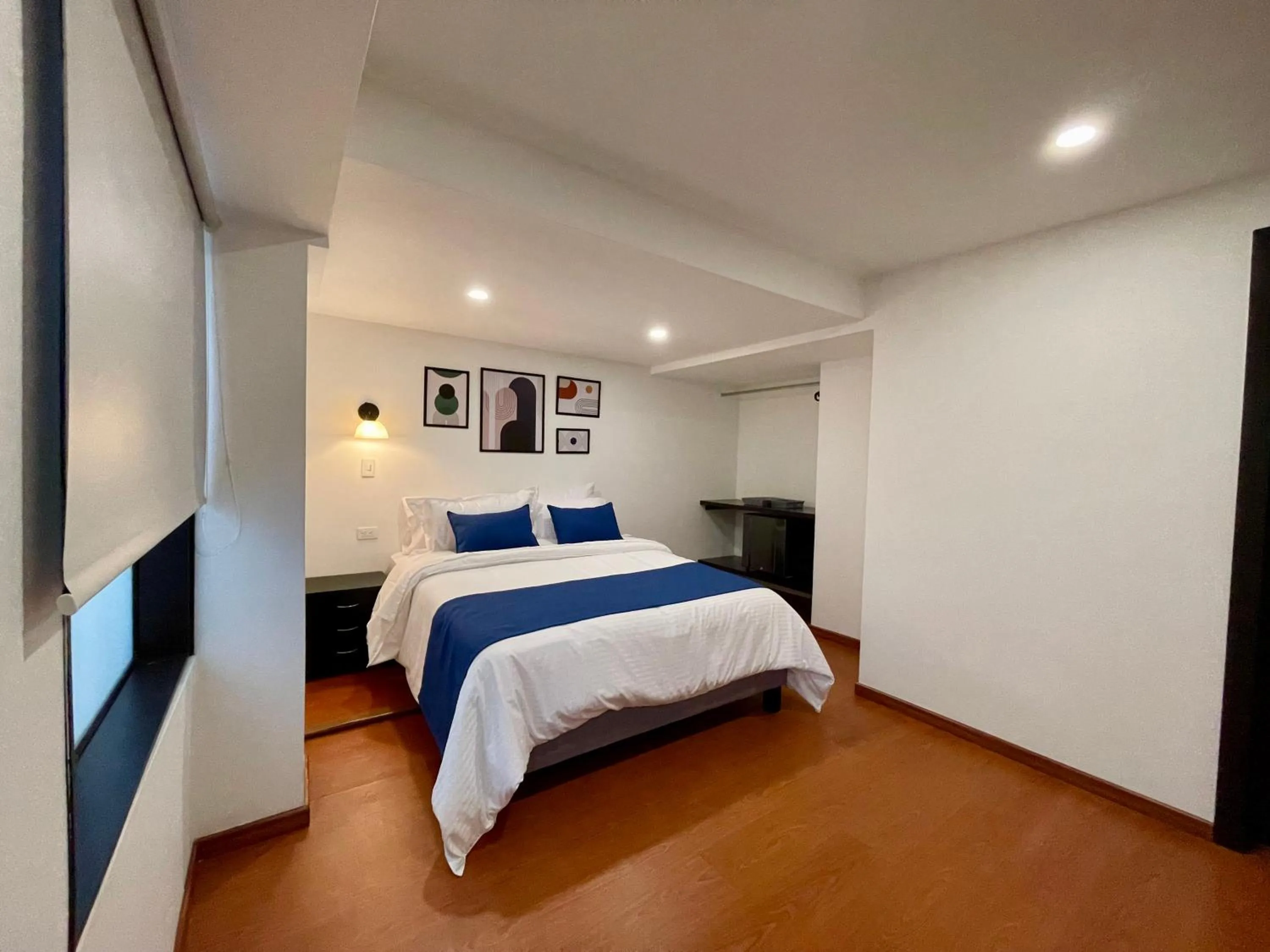 Bed in Hotel Embajada 44