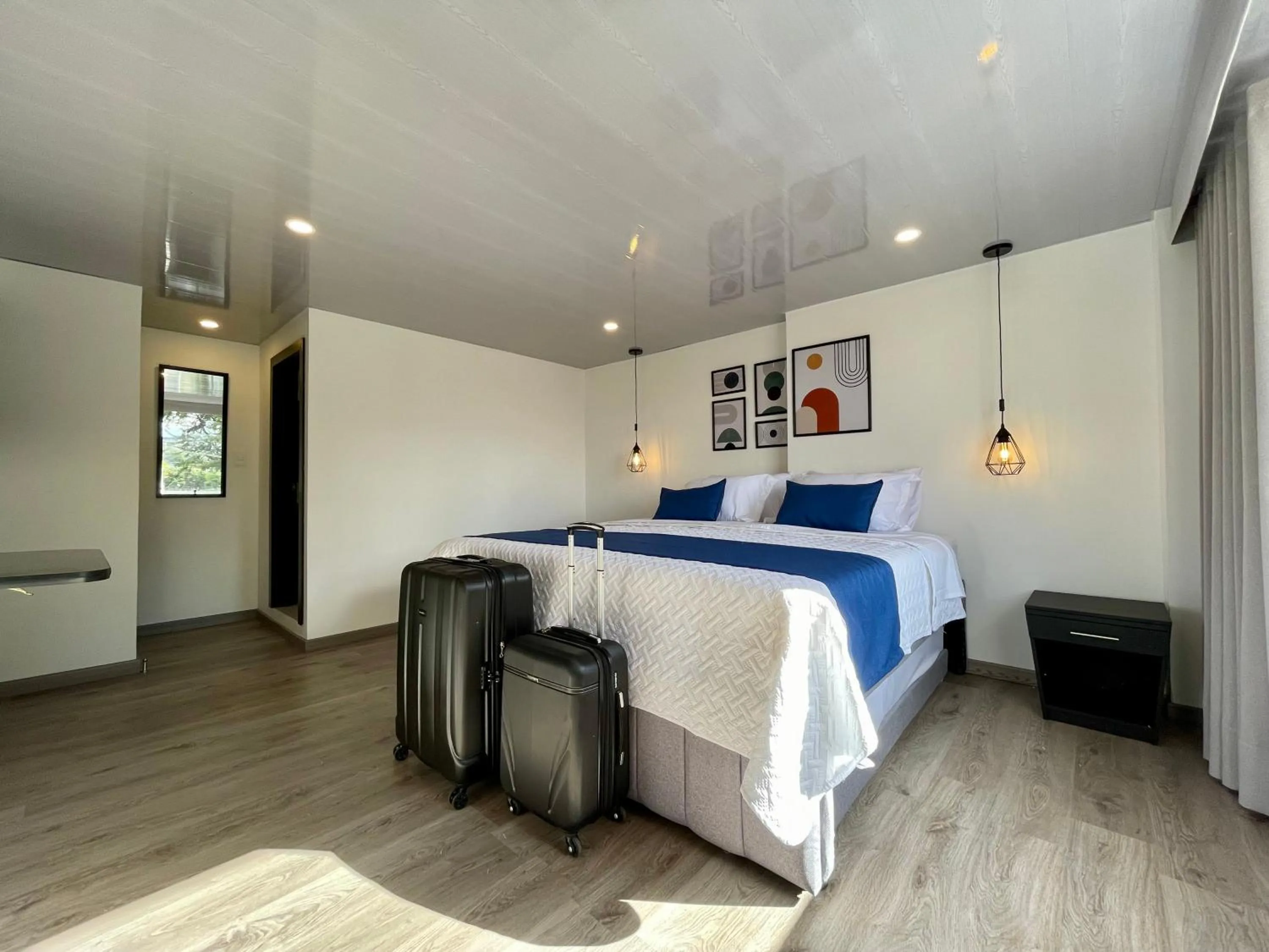 Bed in Hotel Embajada 44