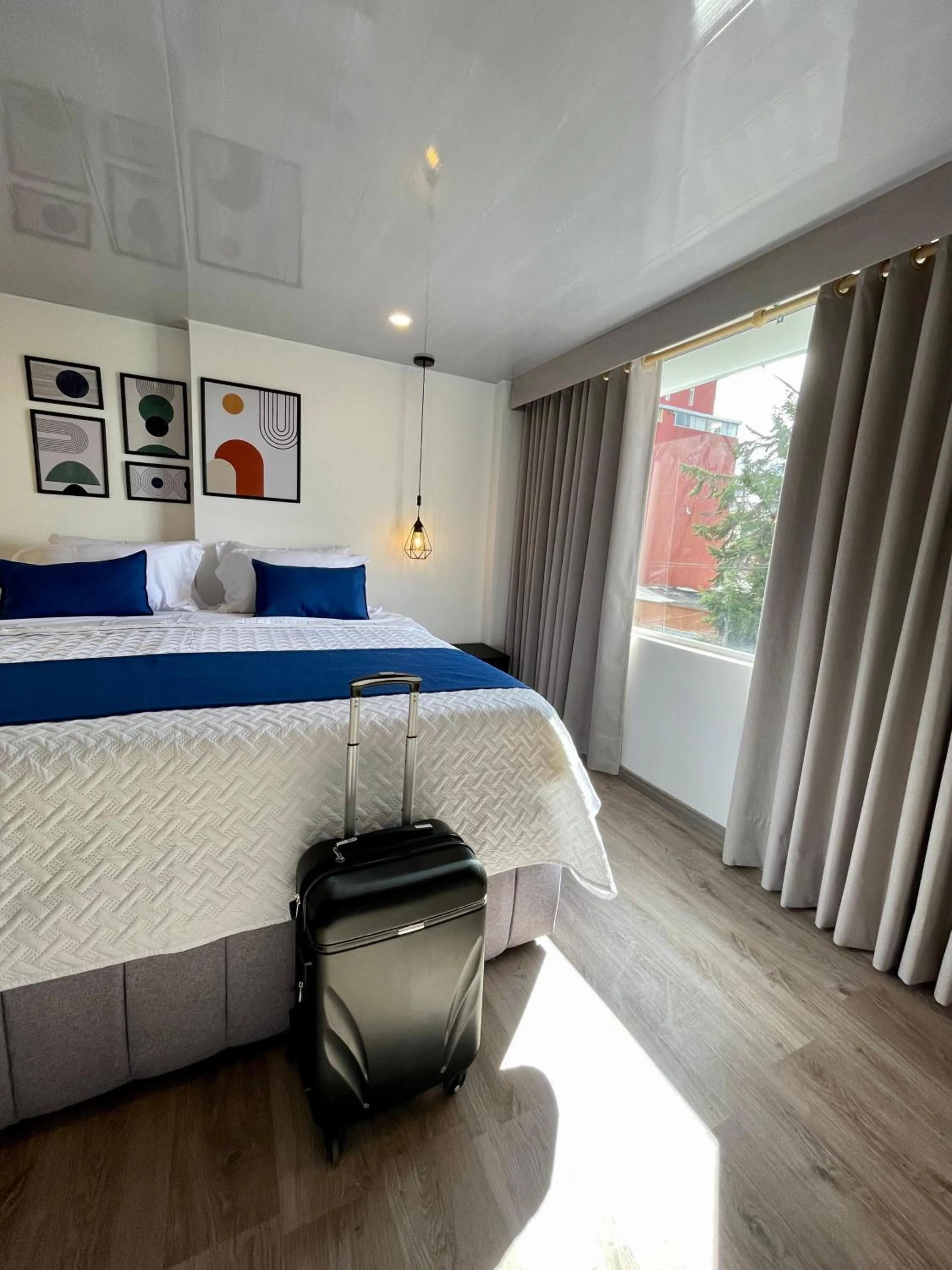 Bed in Hotel Embajada 44