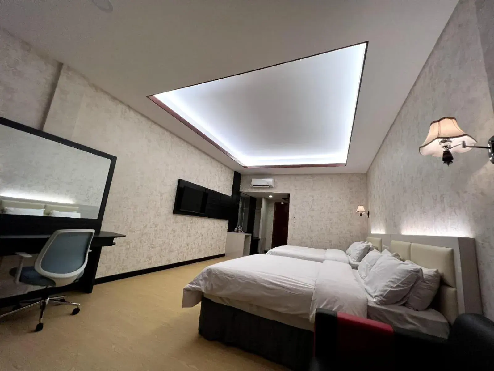 Bed in Grand Cahaya Hotel Pangandaran Bed in Grand Cahaya Hotel Pangandaran