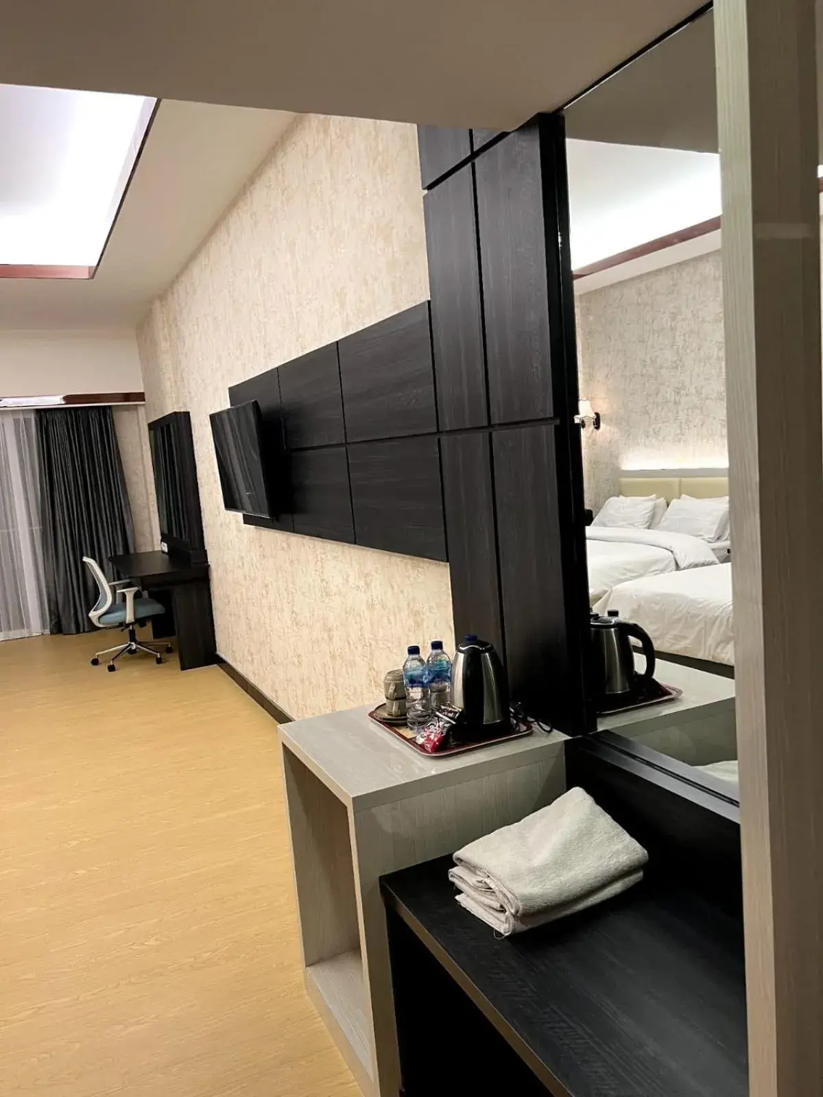 Bed in Grand Cahaya Hotel Pangandaran Bed in Grand Cahaya Hotel Pangandaran