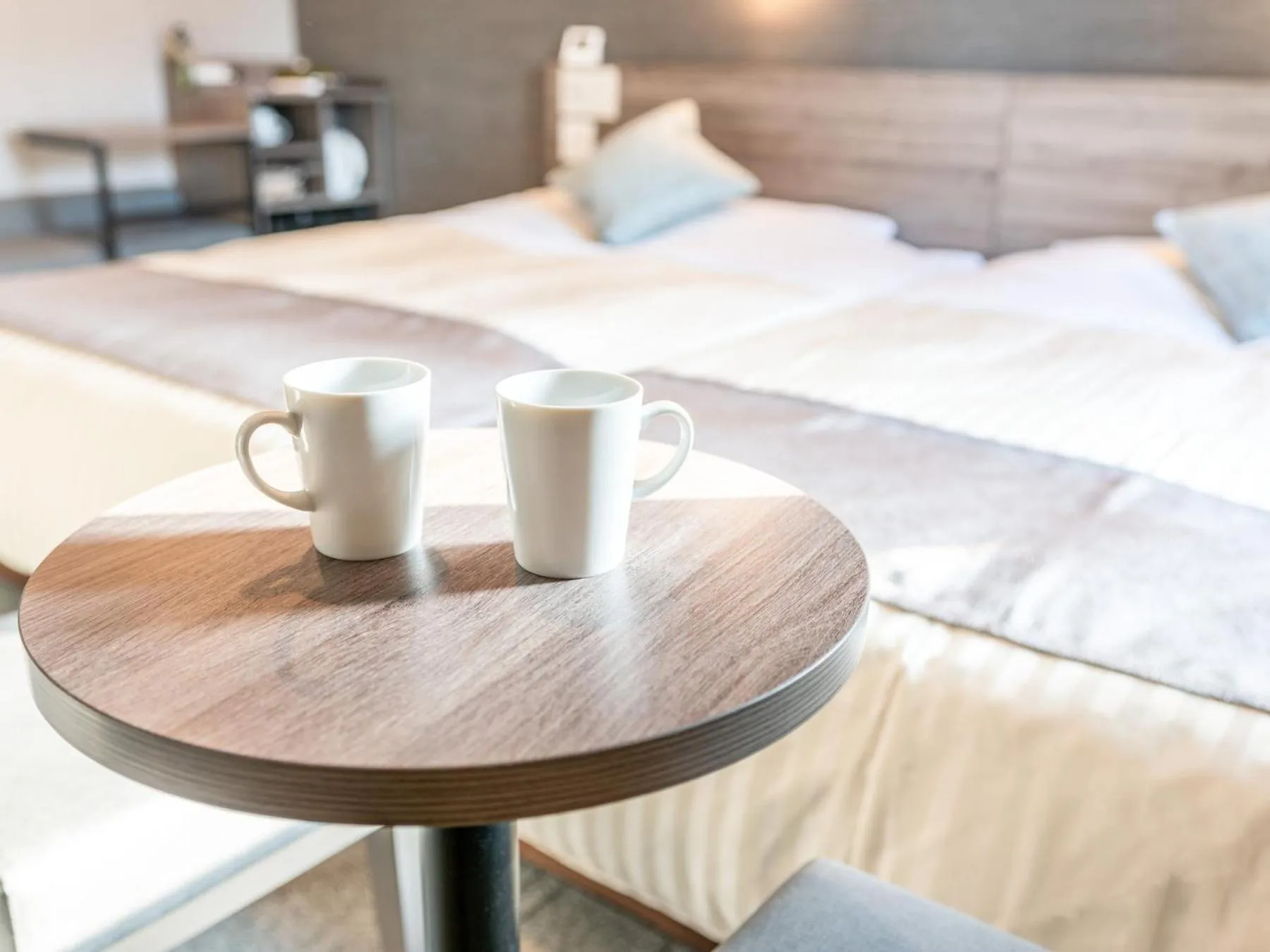 Bed in Super Hotel Premier Nagoya Sakuradoriguchi