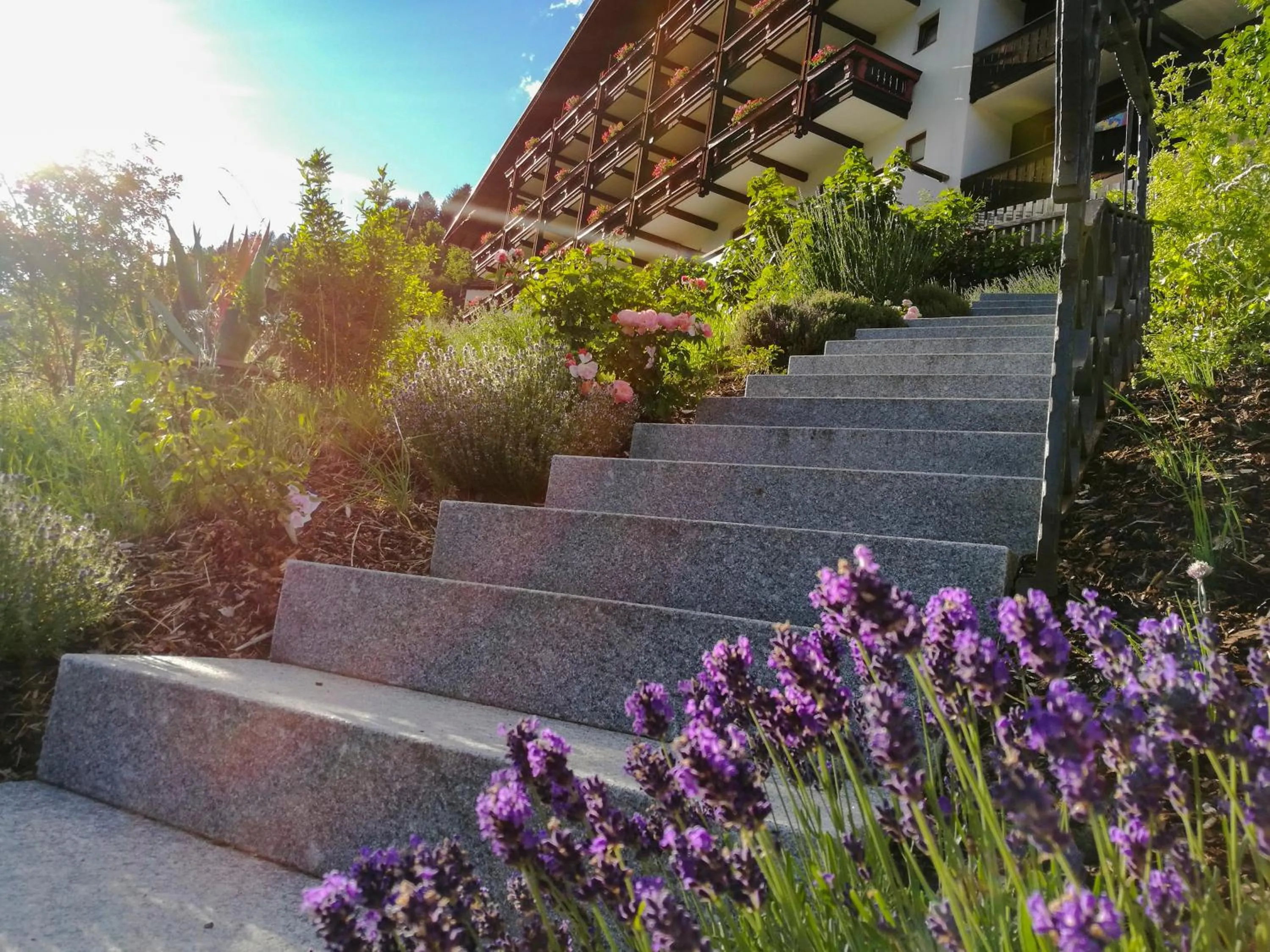 Garden in Panoramahotel Fliesserhof