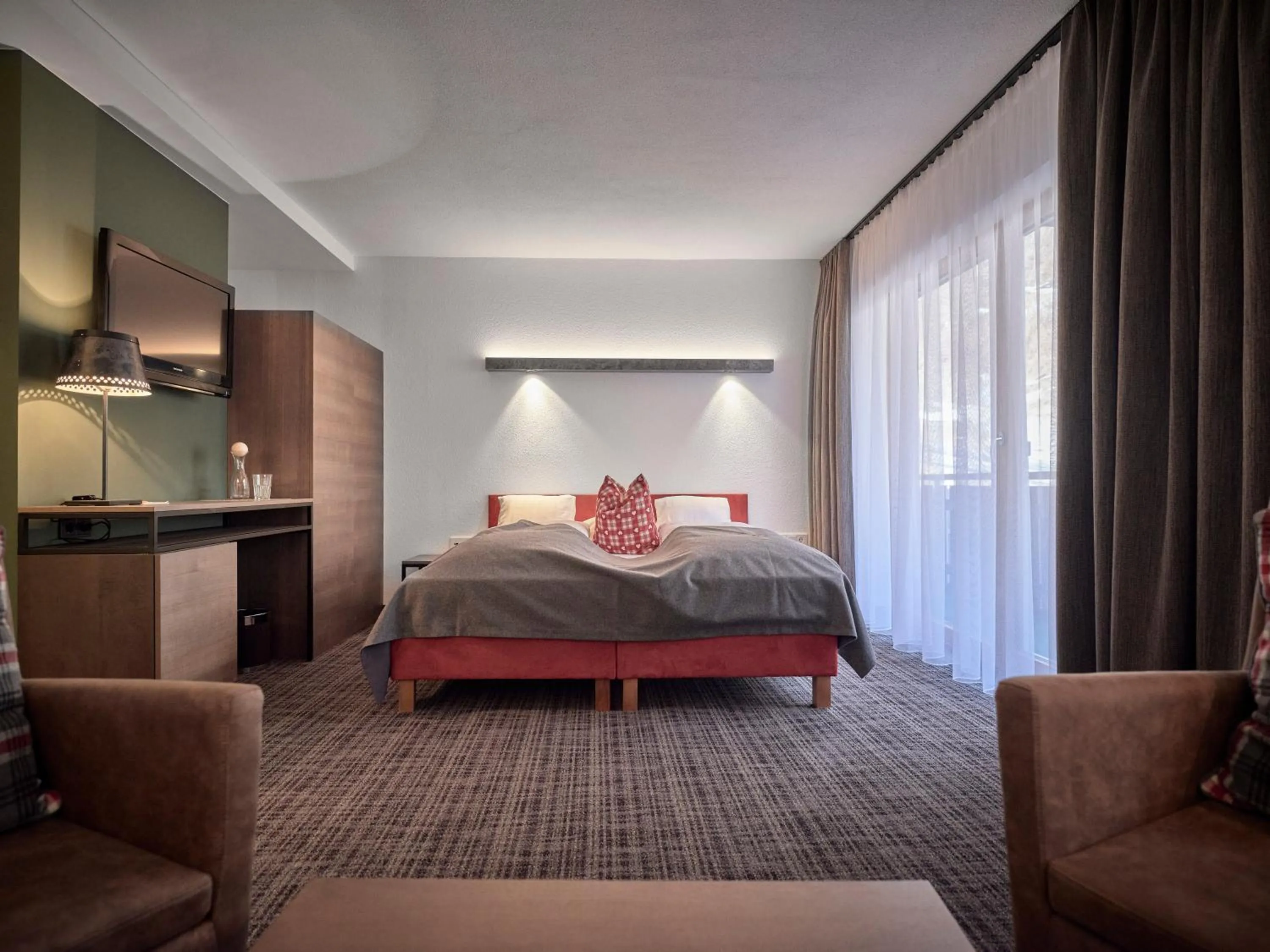 Photo of the whole room, Bed in Panoramahotel Fliesserhof