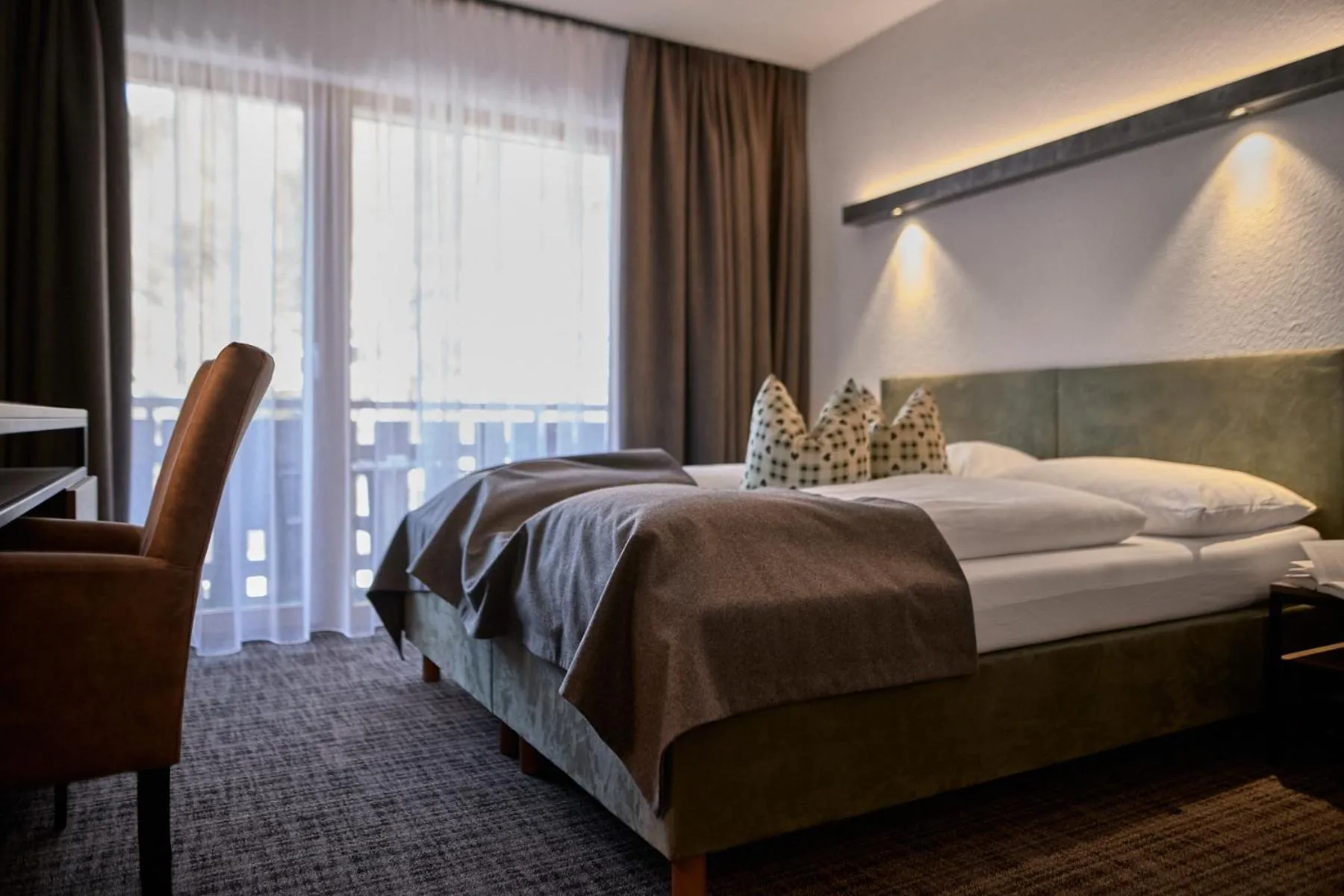 Photo of the whole room, Bed in Panoramahotel Fliesserhof