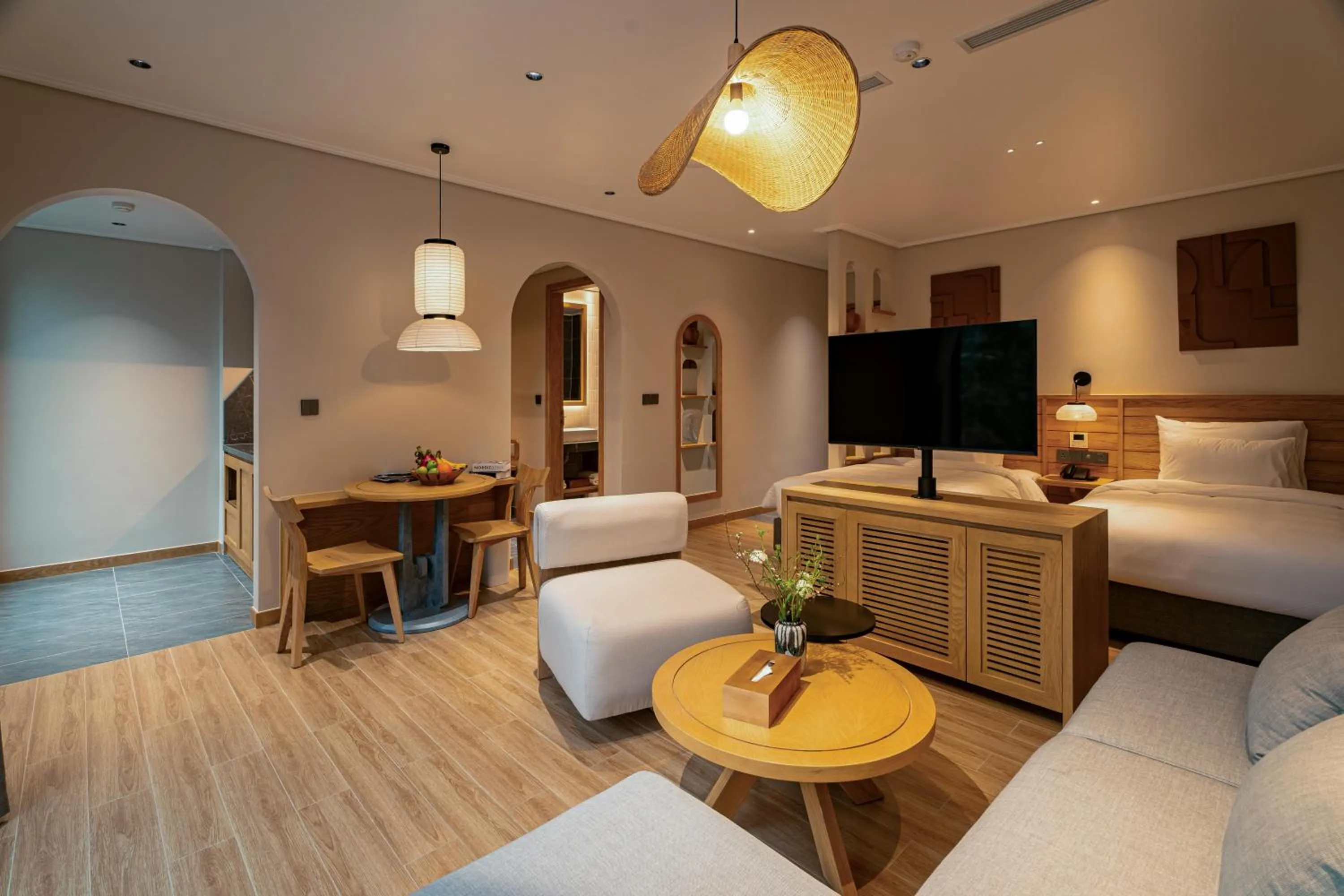 Bed in Nam Dat Hotel by D'Lecia Ha Long