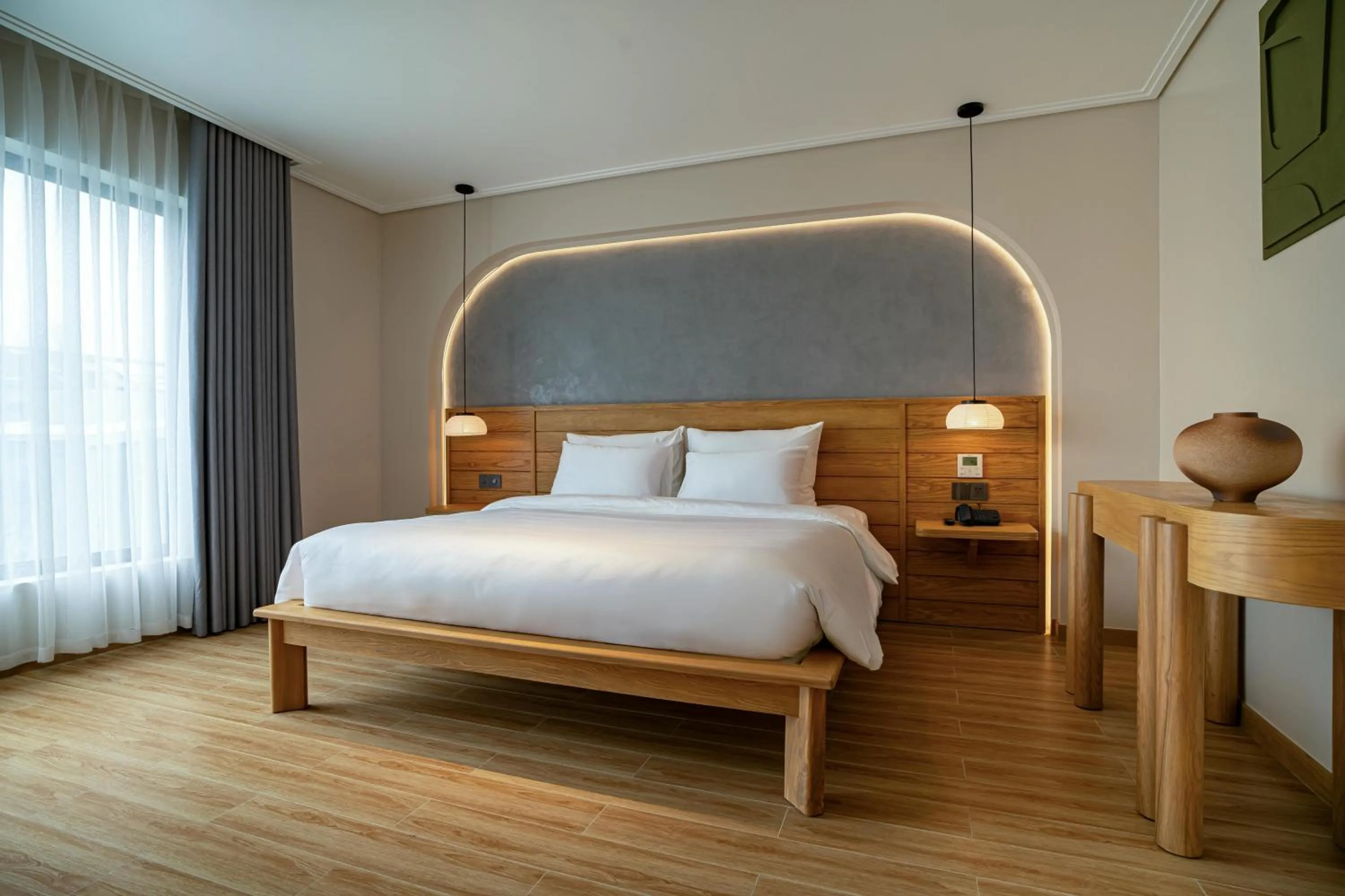 Bed in Nam Dat Hotel by D'Lecia Ha Long