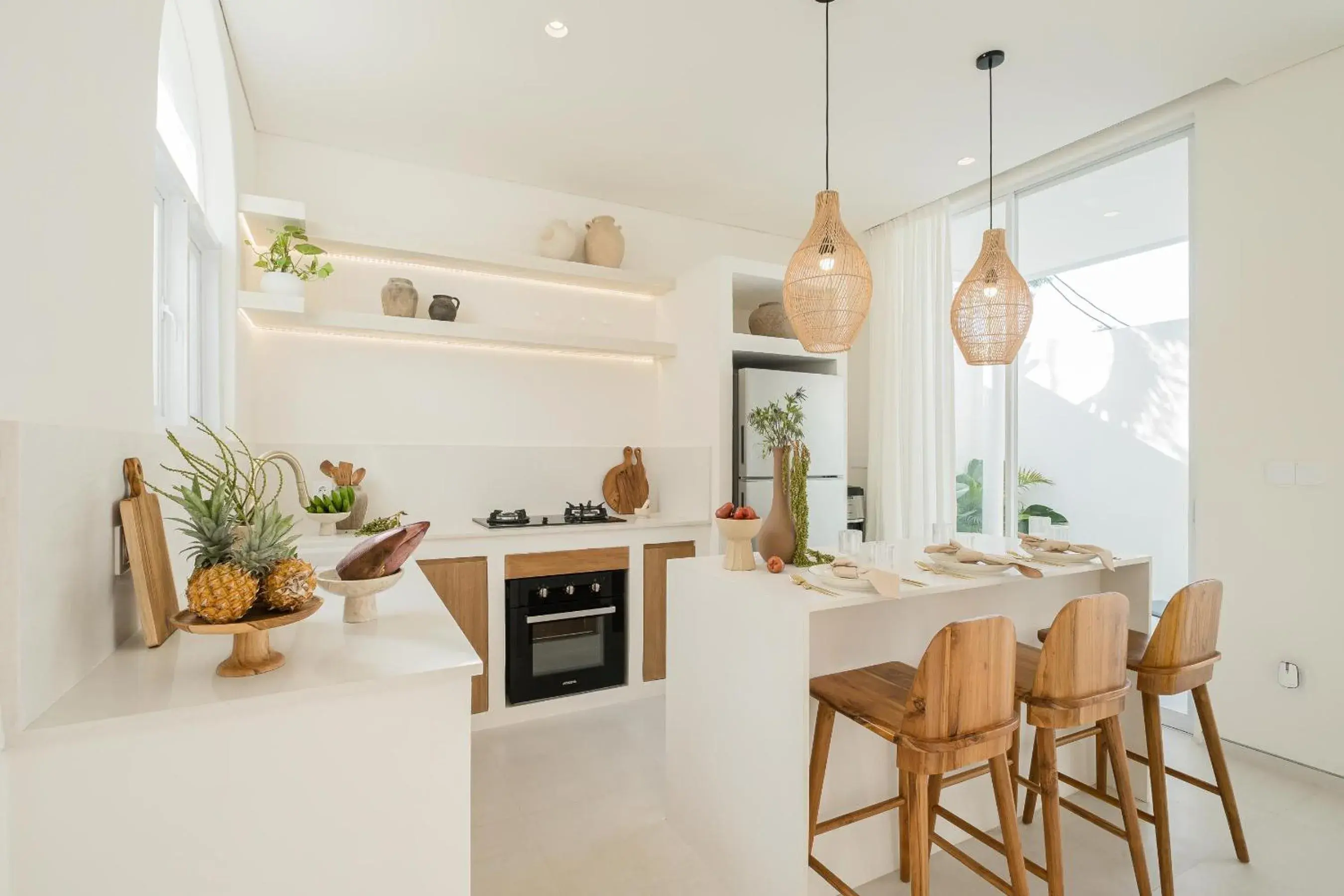 Kitchen or kitchenette in Mazari Villas Kitchen or kitchenette in Mazari Villas
