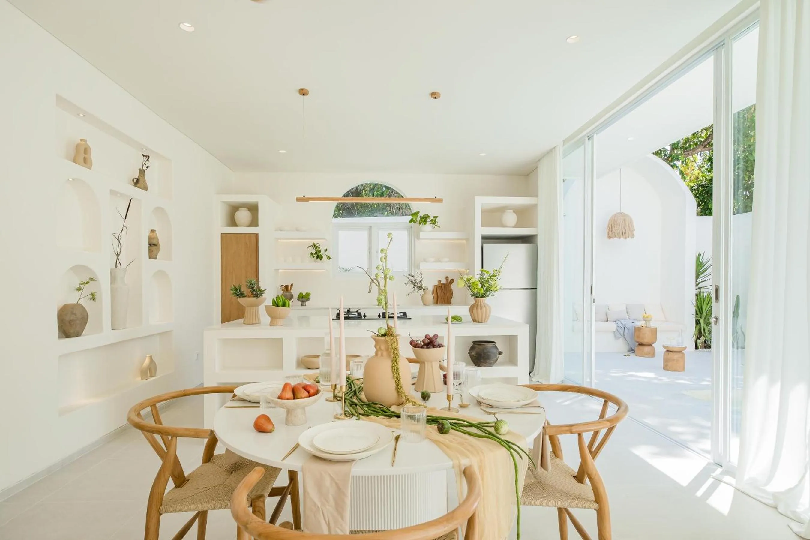 Kitchen or kitchenette in Mazari Villas