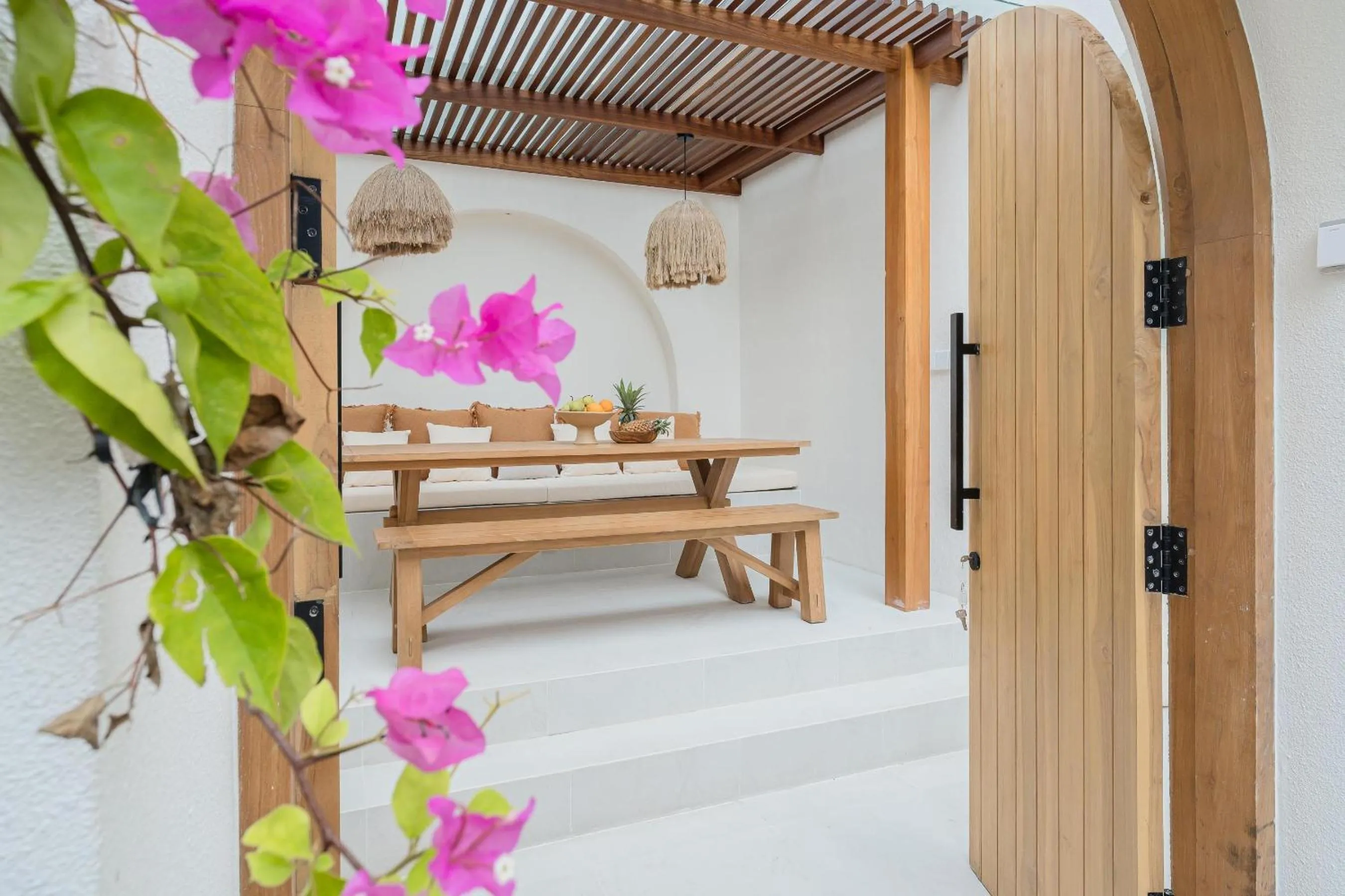 Dining area in Mazari Villas