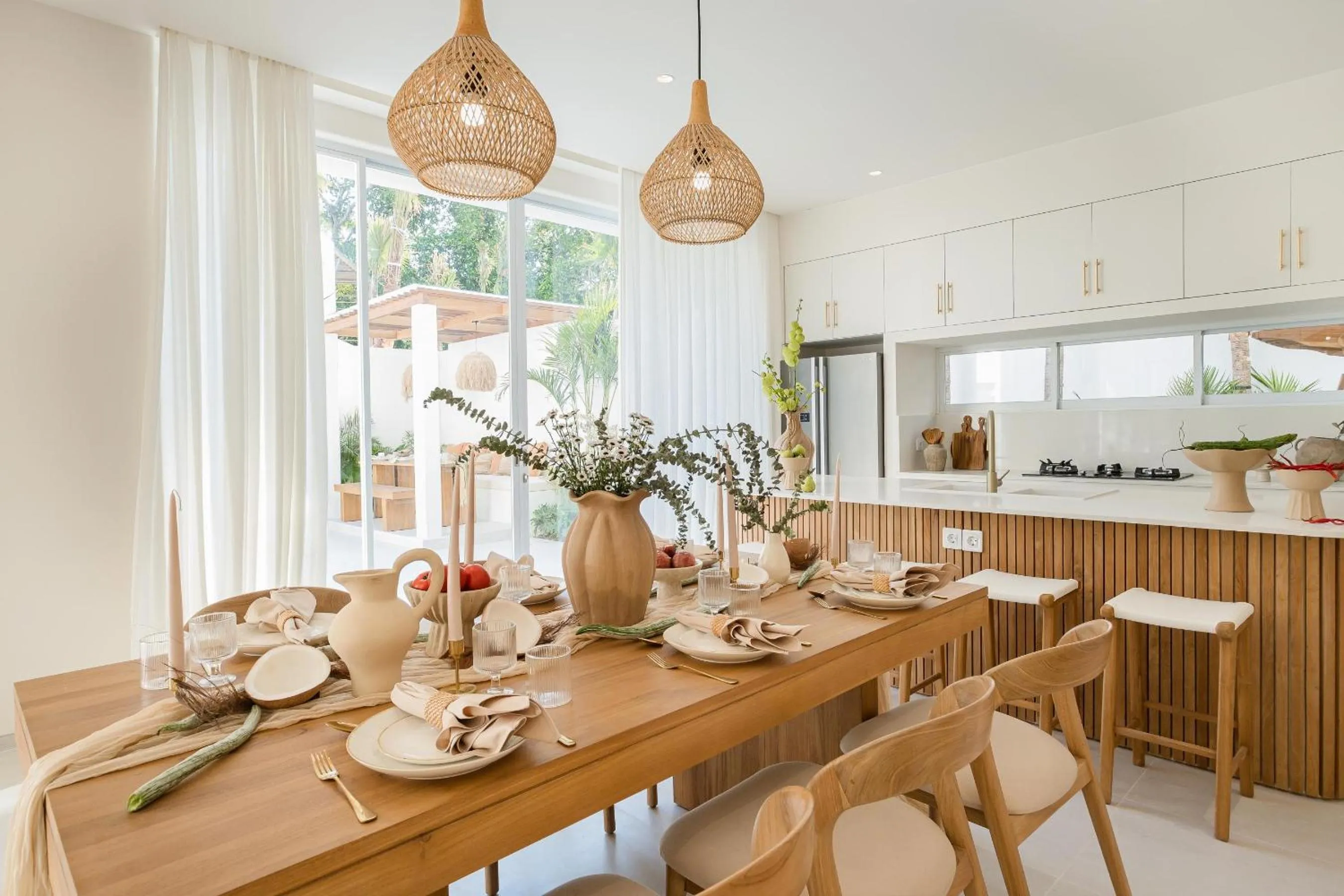 Kitchen or kitchenette in Mazari Villas