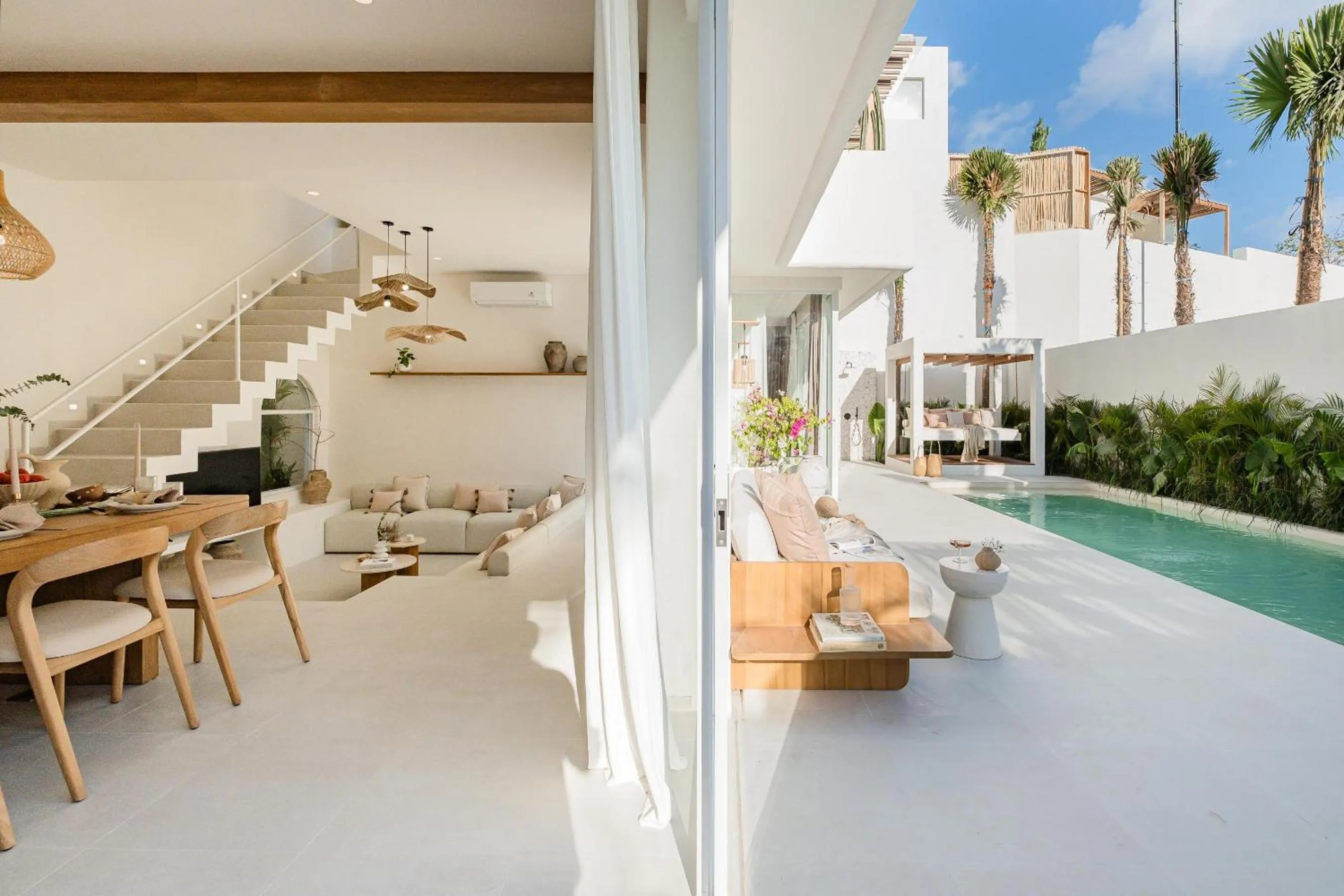 Living room in Mazari Villas
