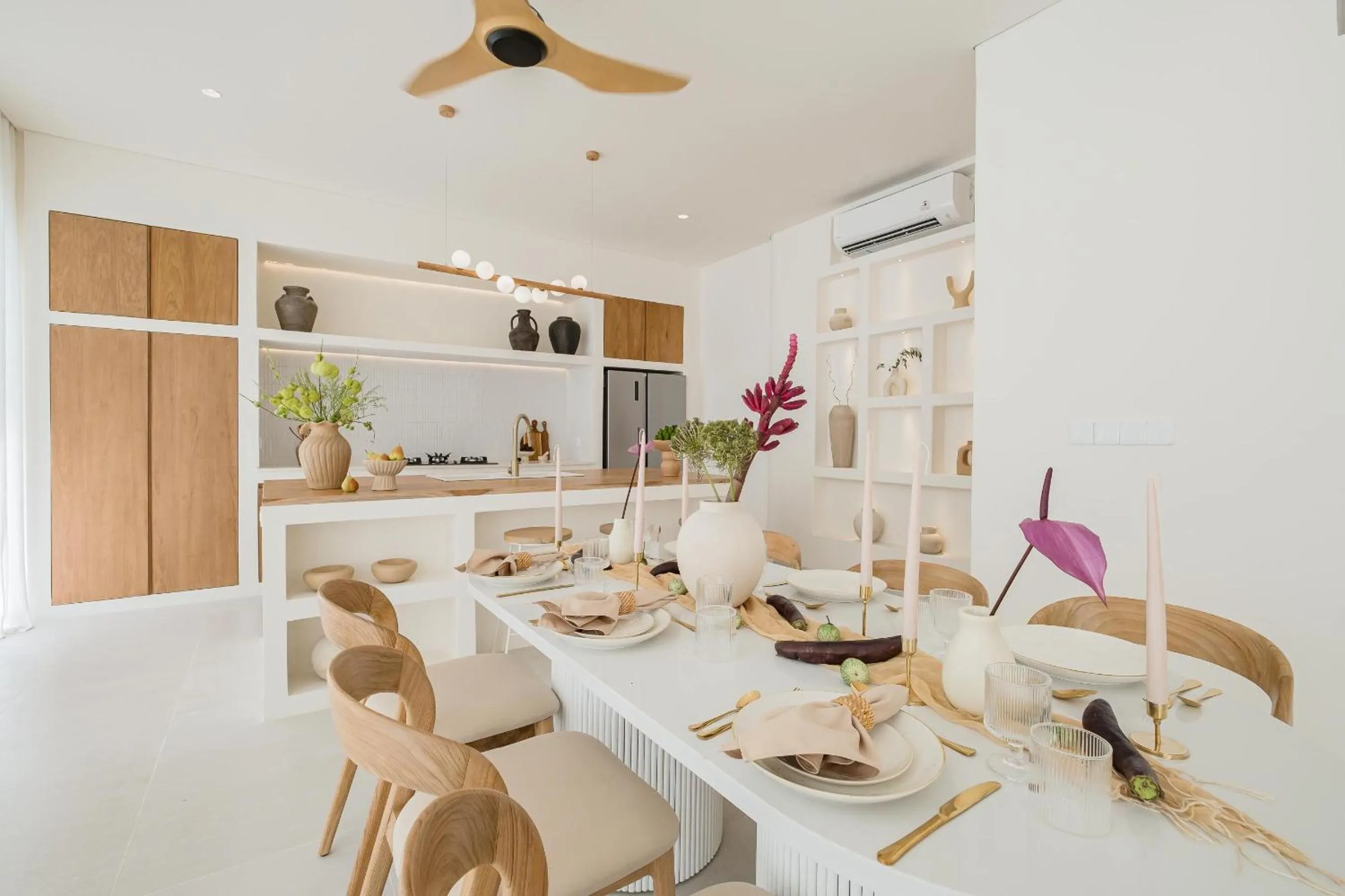 Kitchen or kitchenette in Mazari Villas