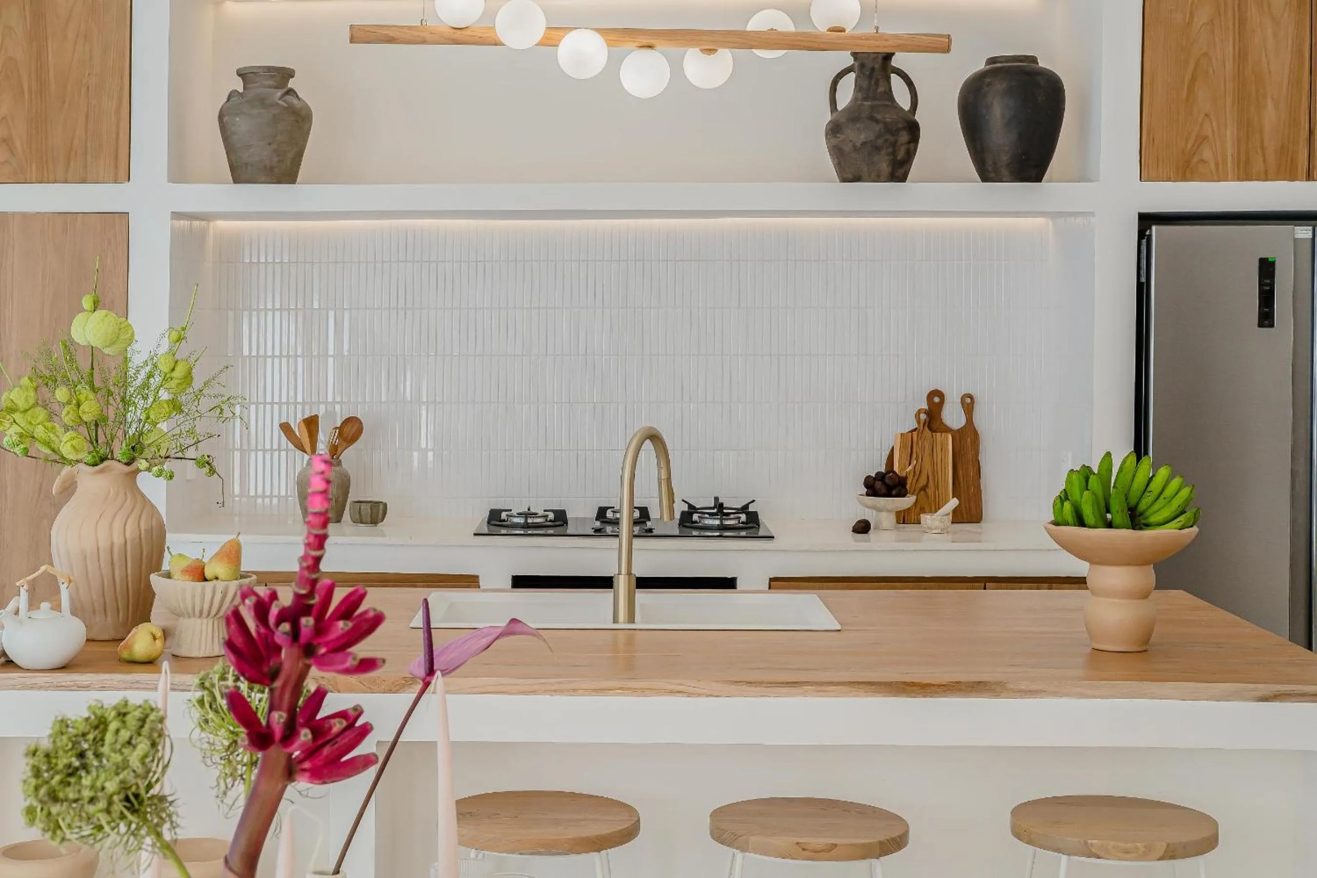 Kitchen or kitchenette in Mazari Villas