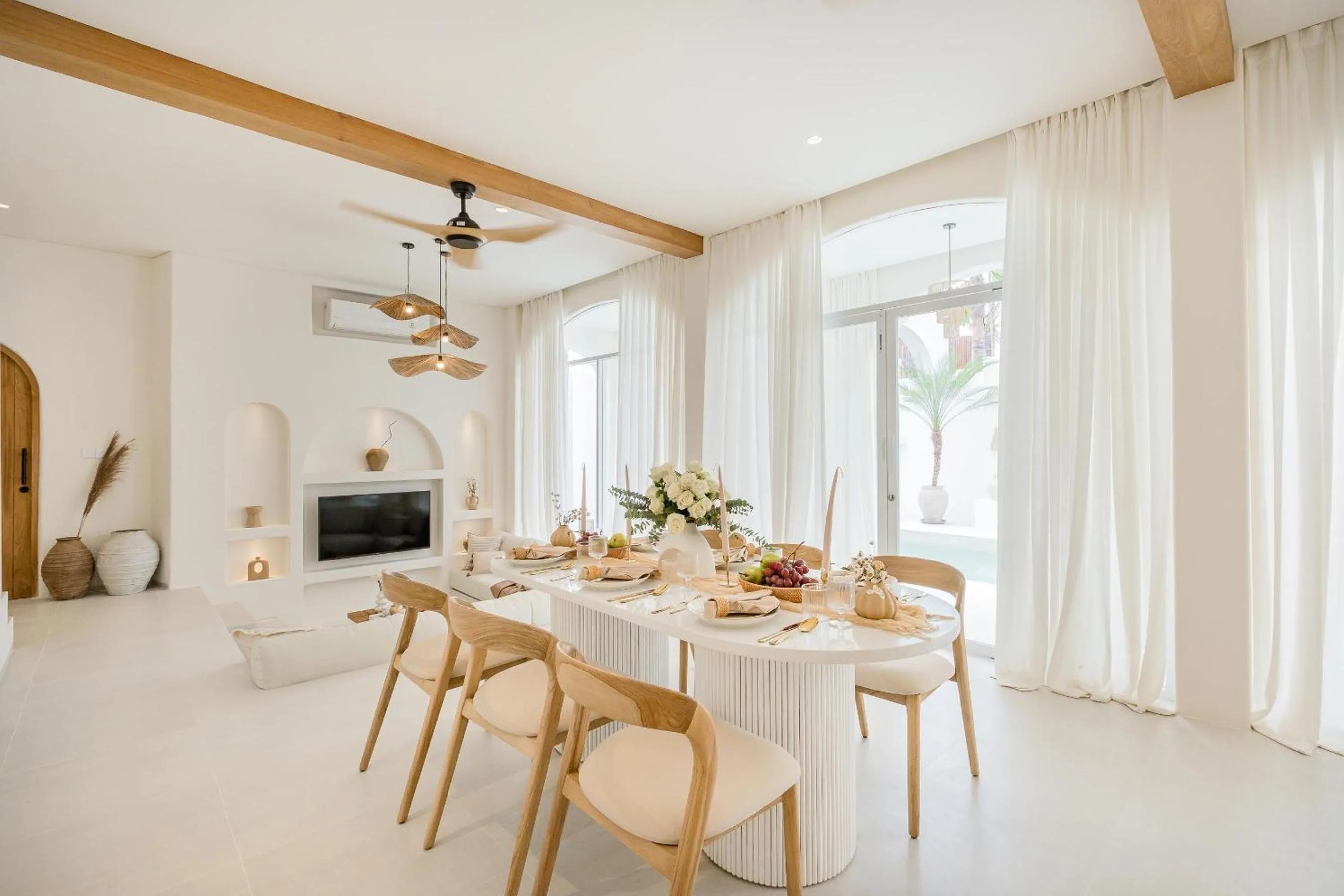 Living room in Mazari Villas