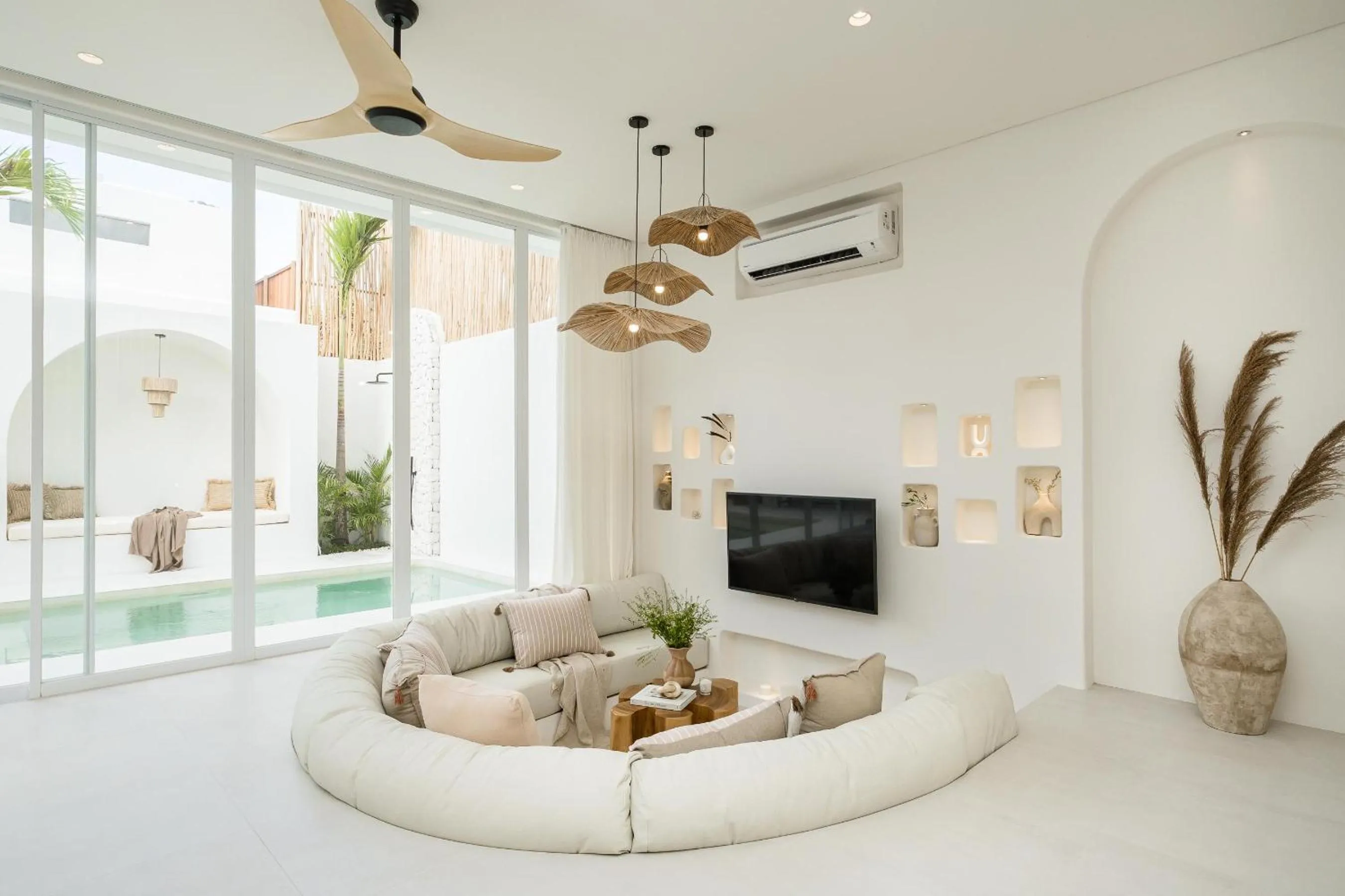 Living room in Mazari Villas