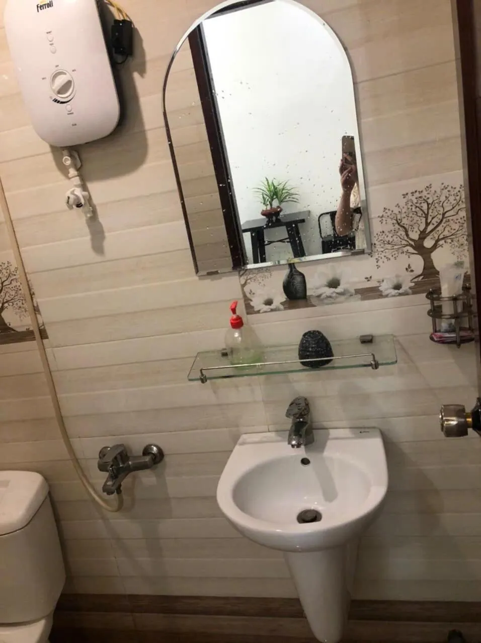 Shower in Alleyway home