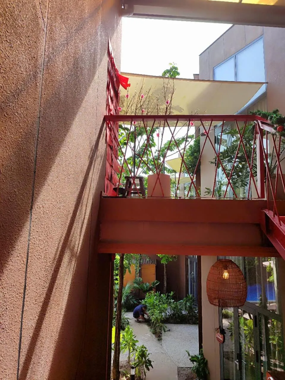 Balcony/Terrace in Vanilla Ho Tram Homestay