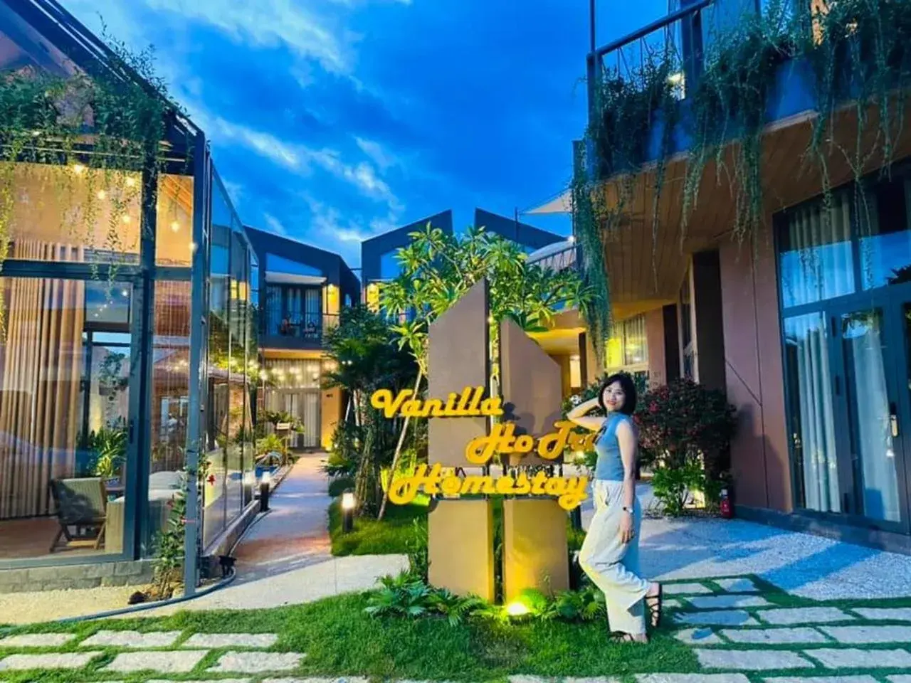 Property building in Vanilla Ho Tram Homestay Property building in Vanilla Ho Tram Homestay