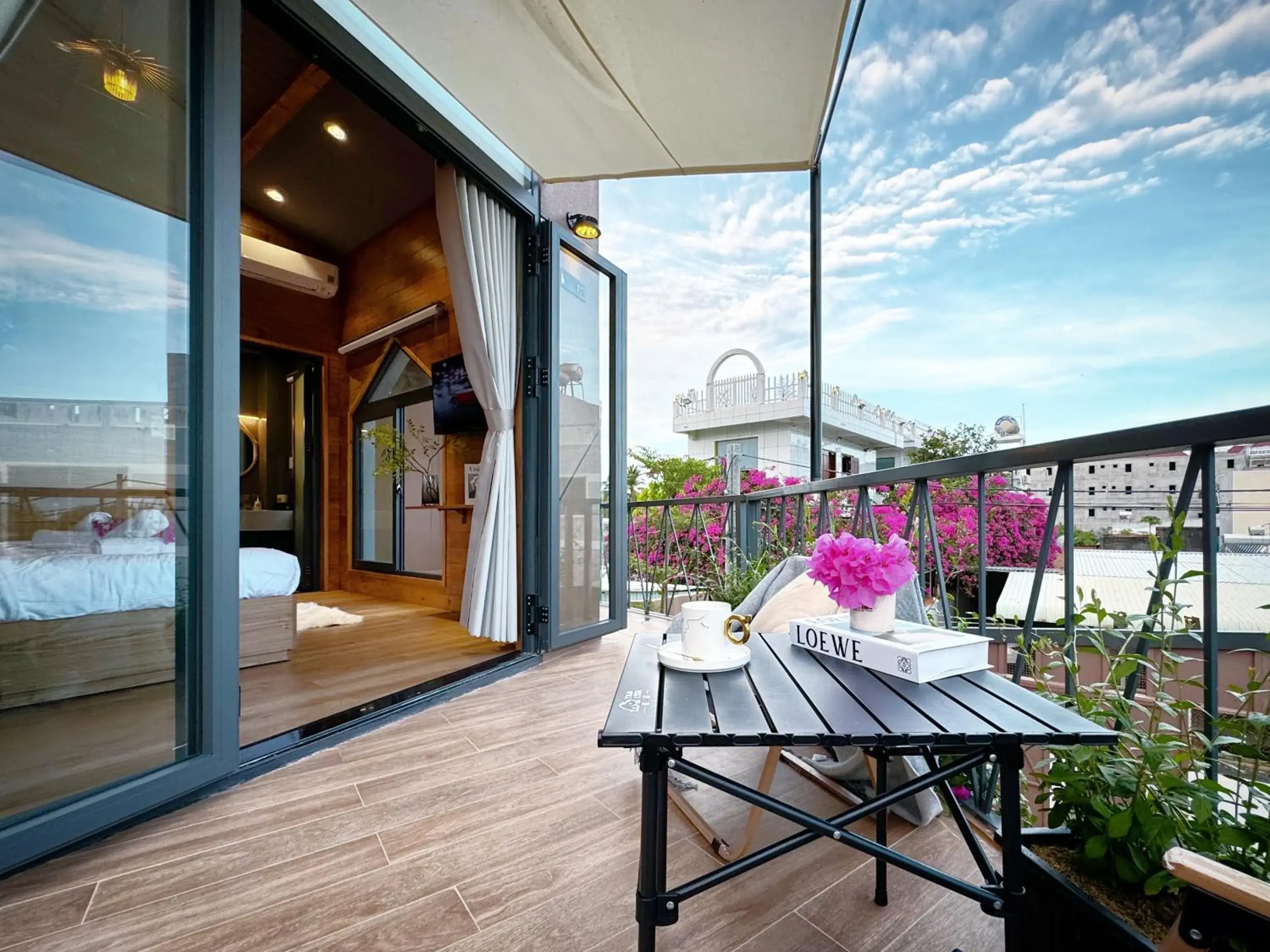 Balcony/Terrace, Bed in Vanilla Ho Tram Homestay Balcony/Terrace, Bed in Vanilla Ho Tram Homestay