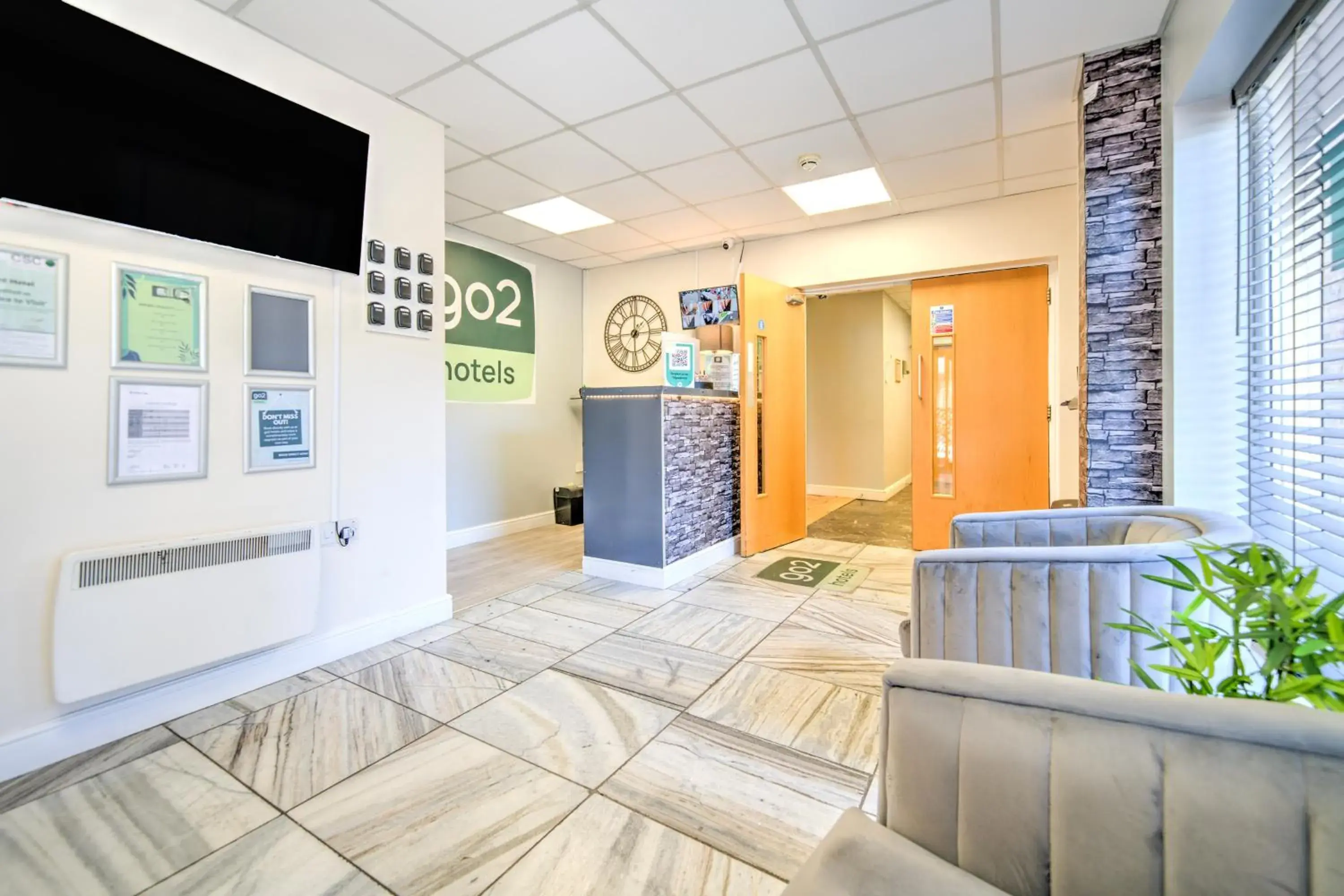 Lobby or reception in GO2 Gloucester Hotel by OYO Lobby or reception in GO2 Gloucester Hotel by OYO