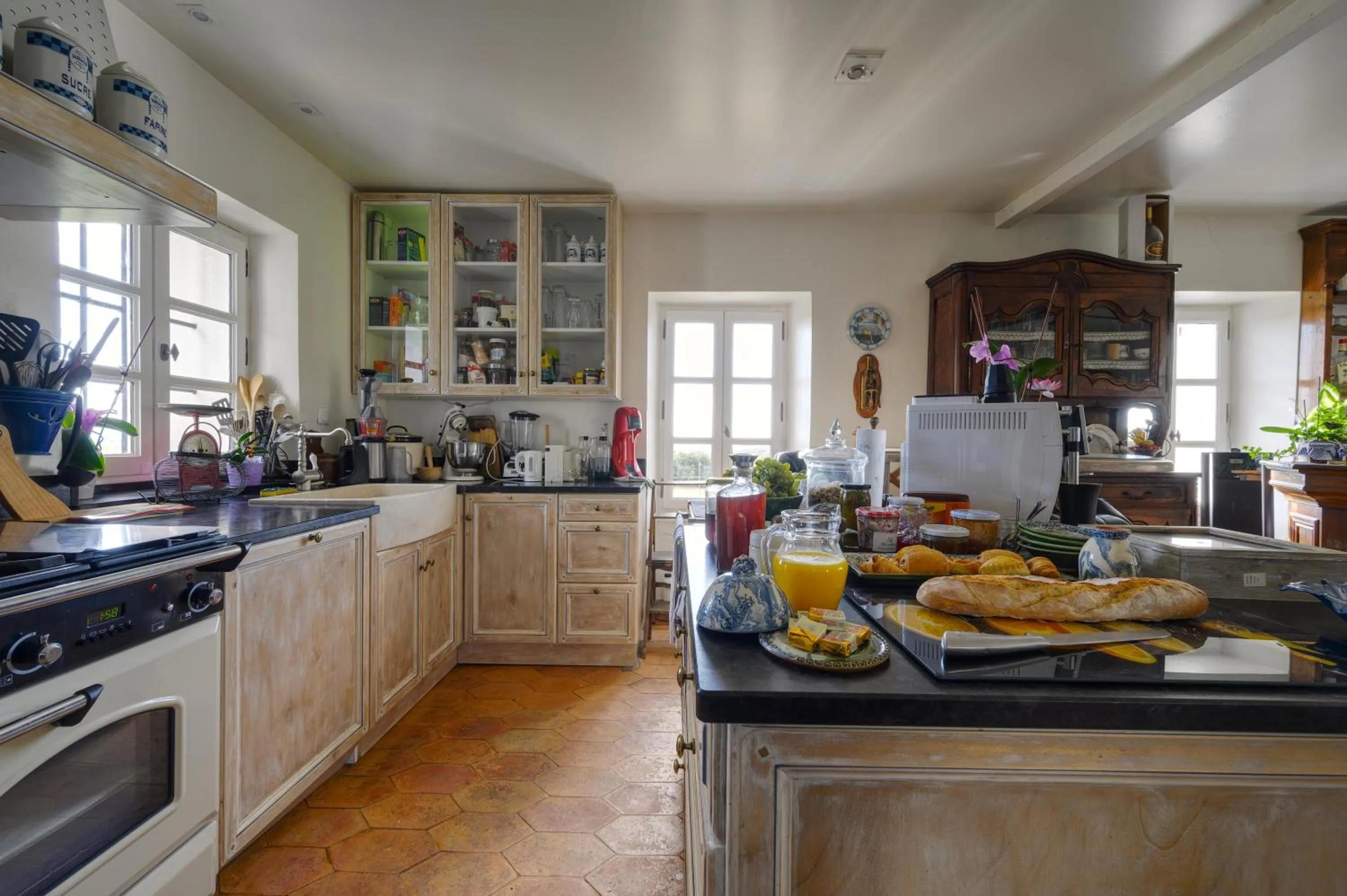 Breakfast in Chambre d'hôtes, Mas de Louise