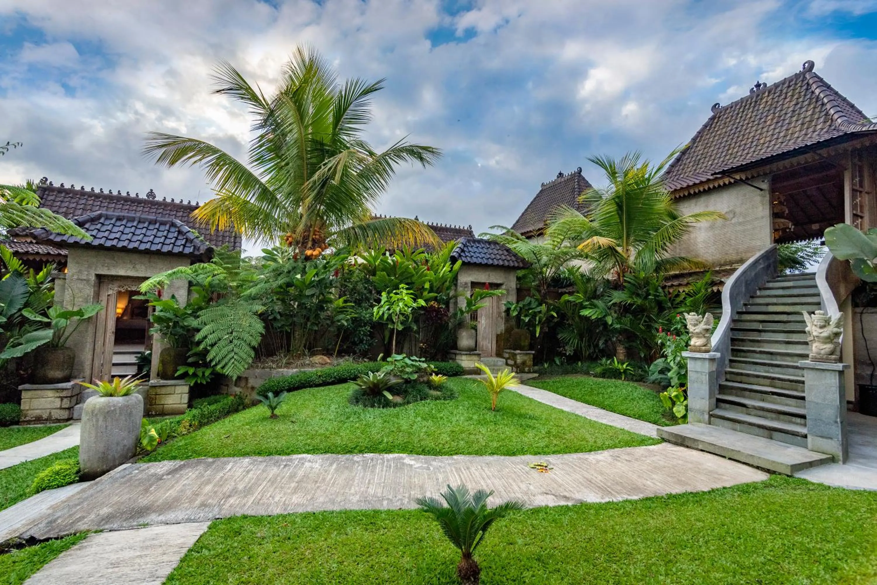 Garden in Taksu Sebatu Villa by Dhananjaya Hospitality