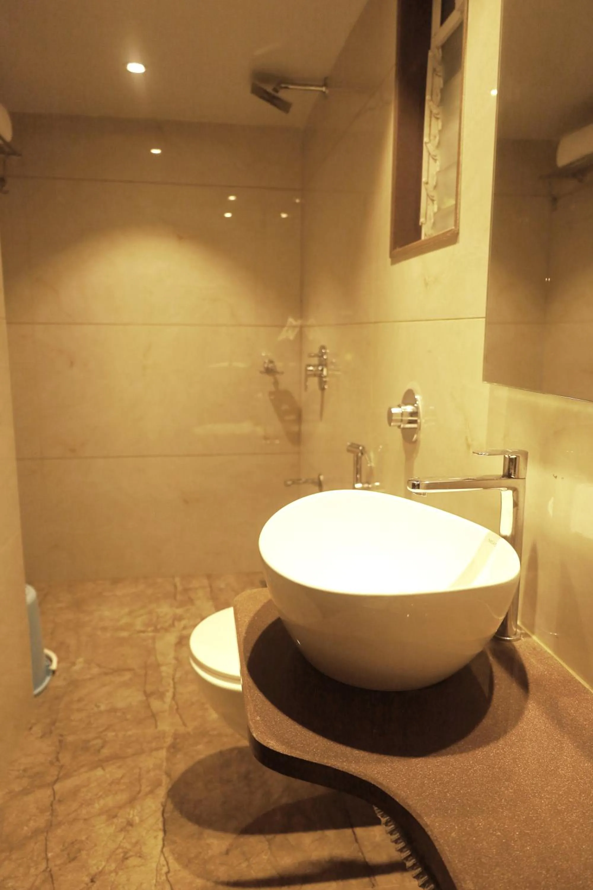 Shower in Hotel Prestige Residency