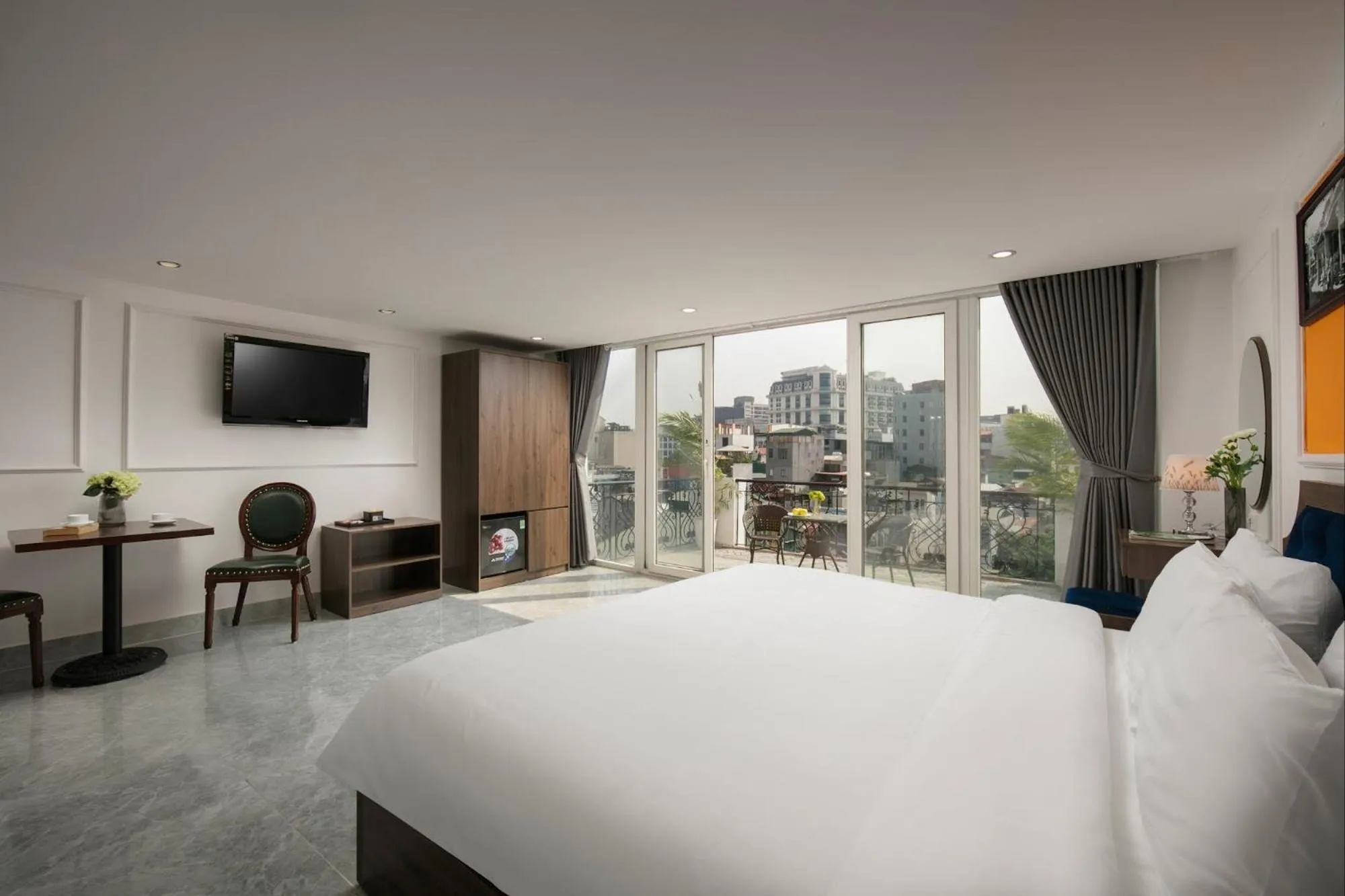 Balcony/Terrace, Bed in Dream Premium Hotel & Spa