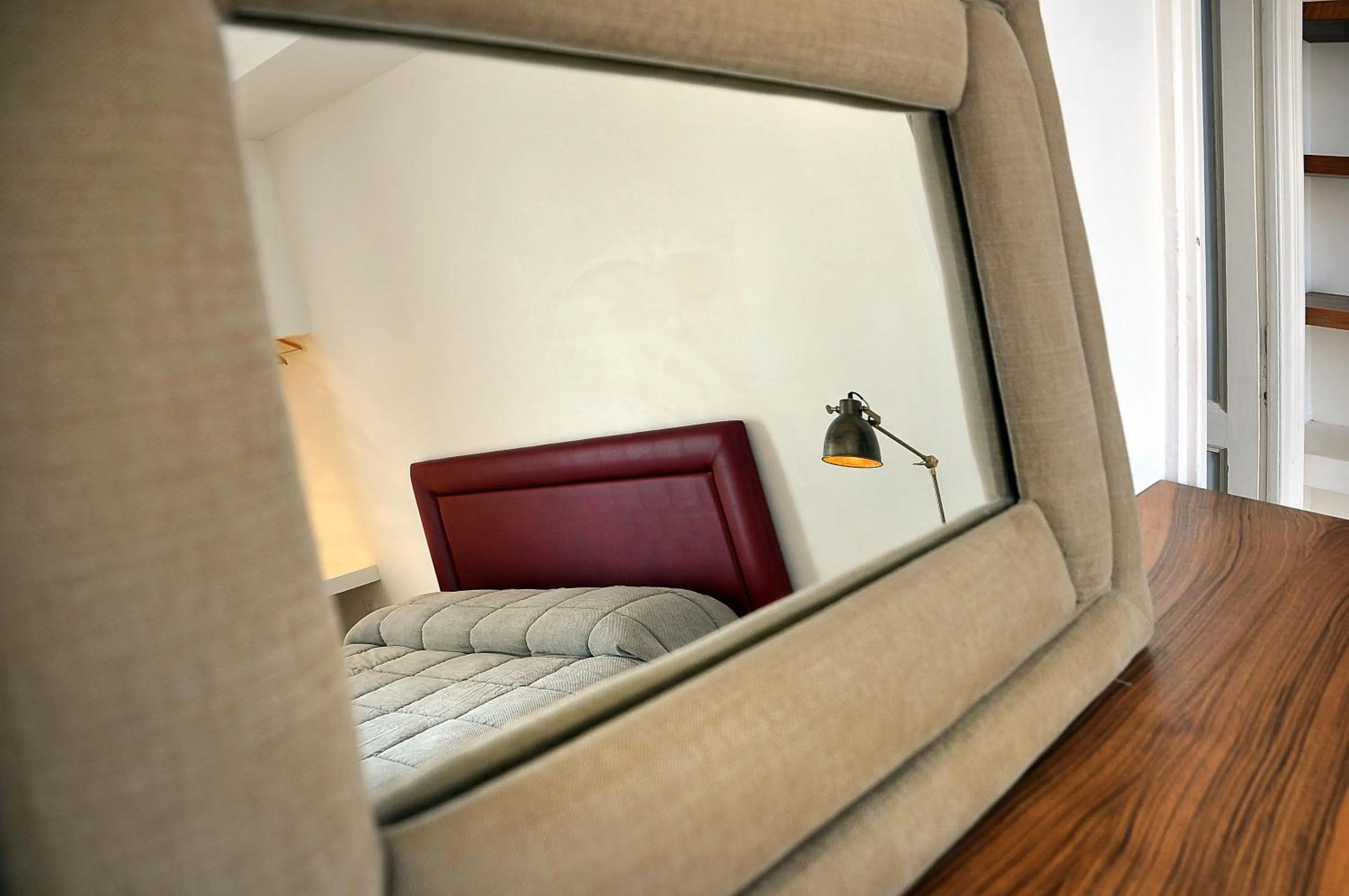 Decorative detail, Bed in Villa Battista di Adriana Caserta