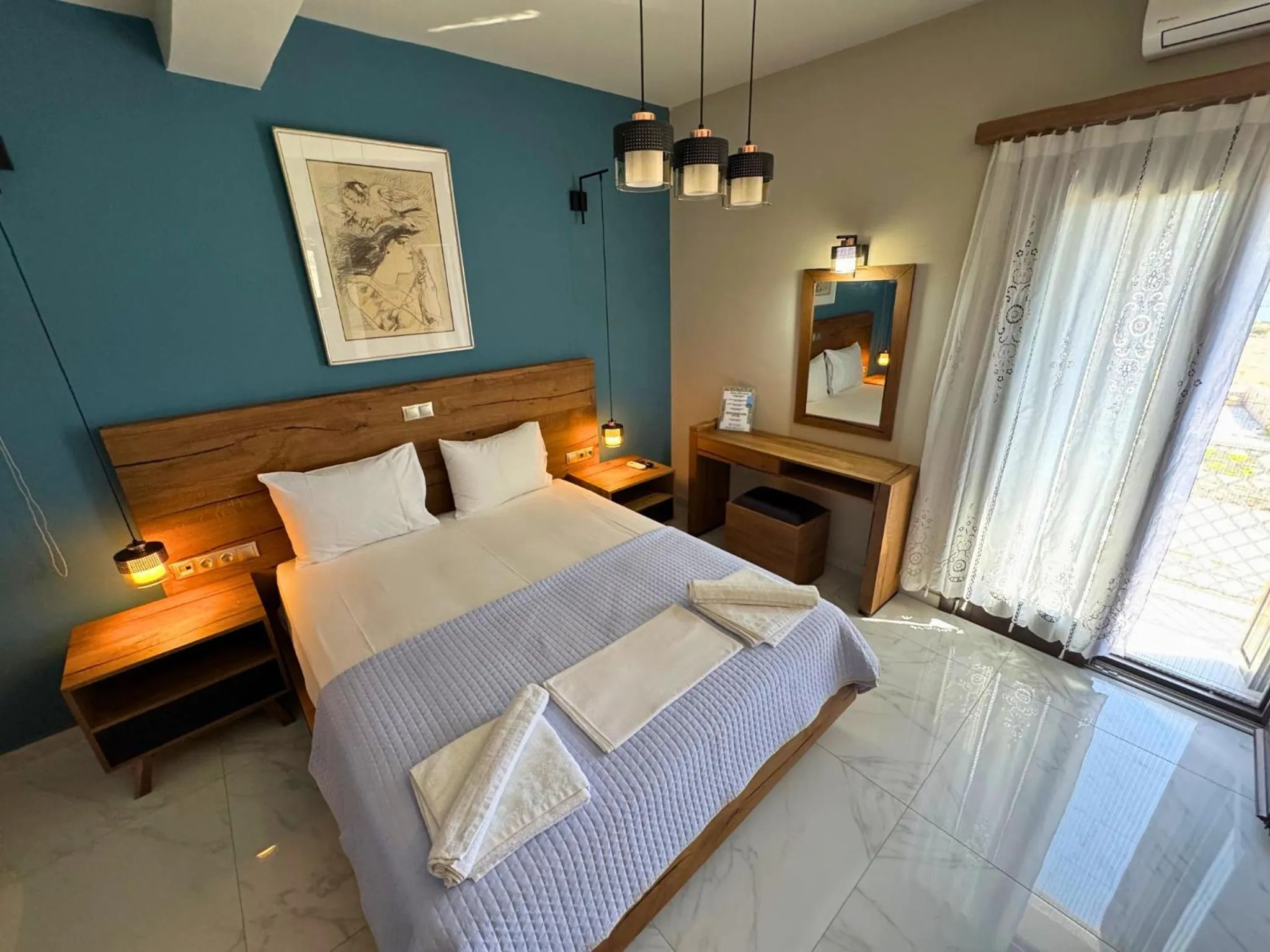 Bed in Armenopetra View Gerolimenas