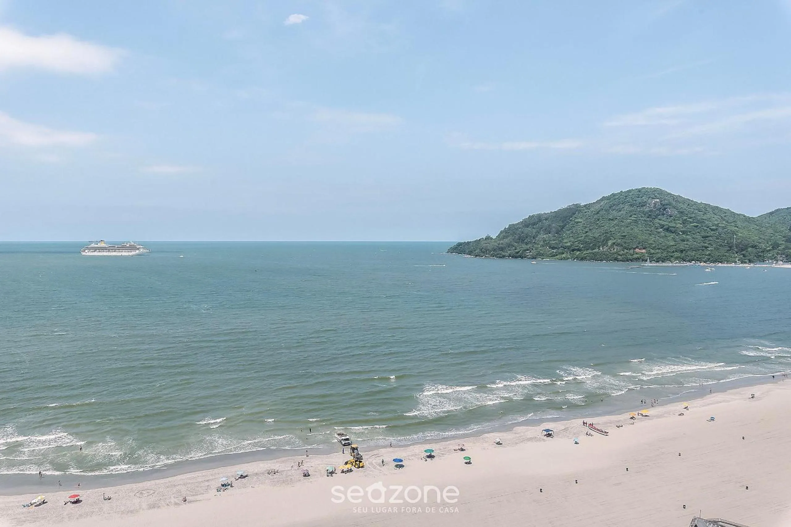 Cozy 3BR apt w/balcony sea view CET1702