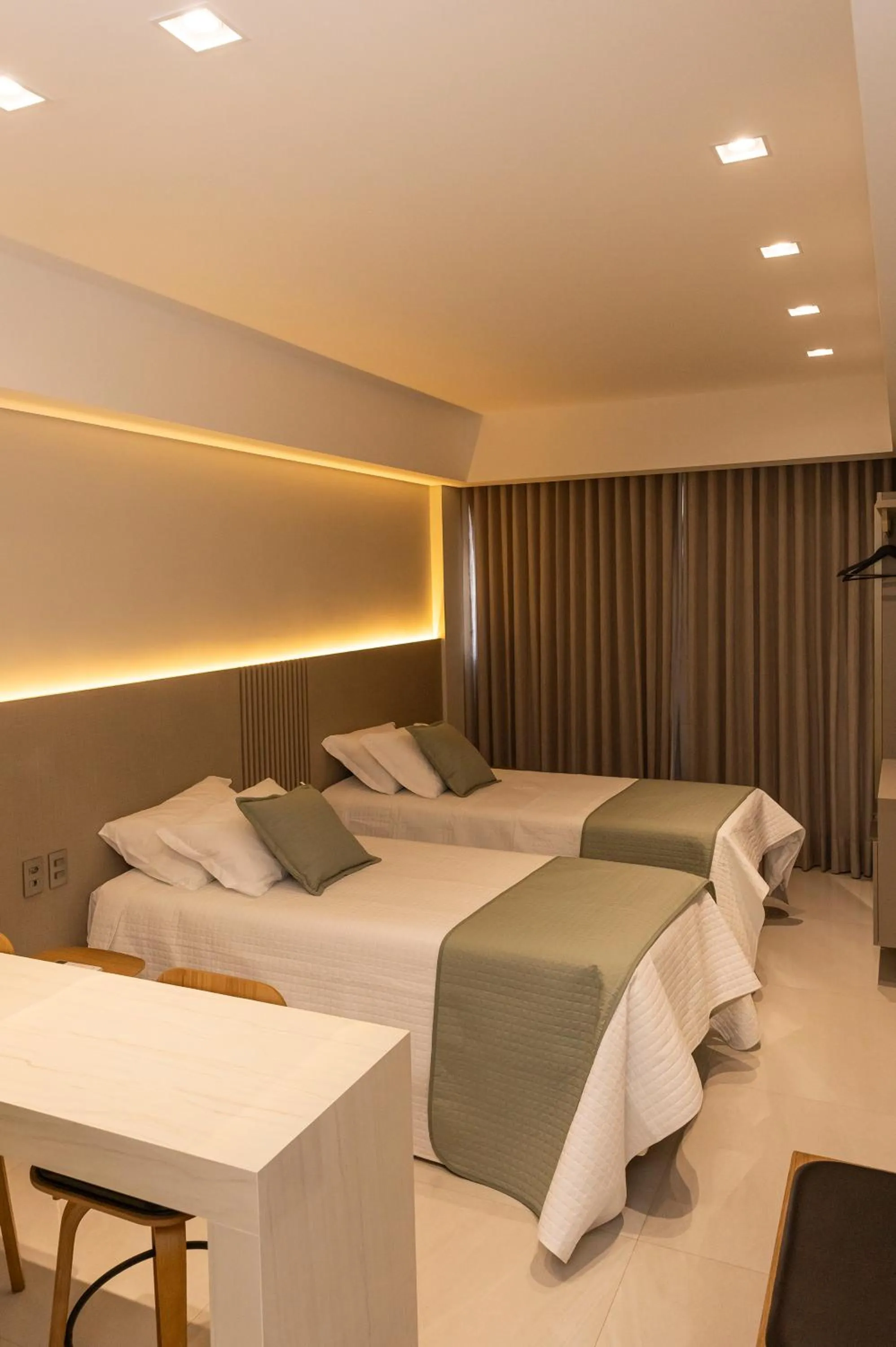 Bed in Riva Apart Hotel