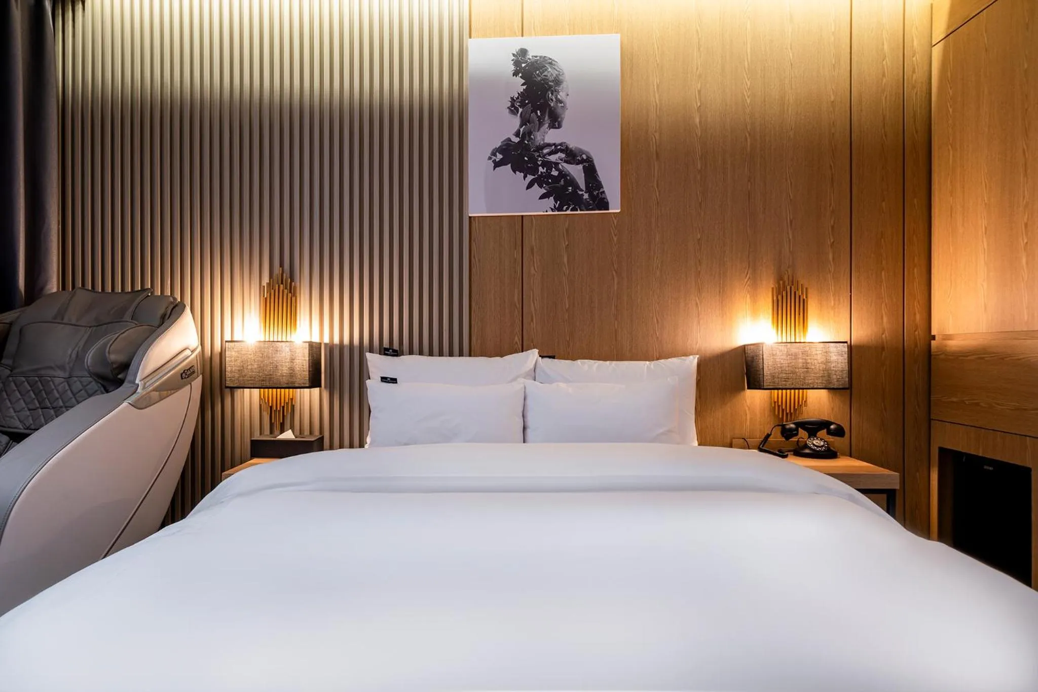 Bed in 충주 어반브라운호텔