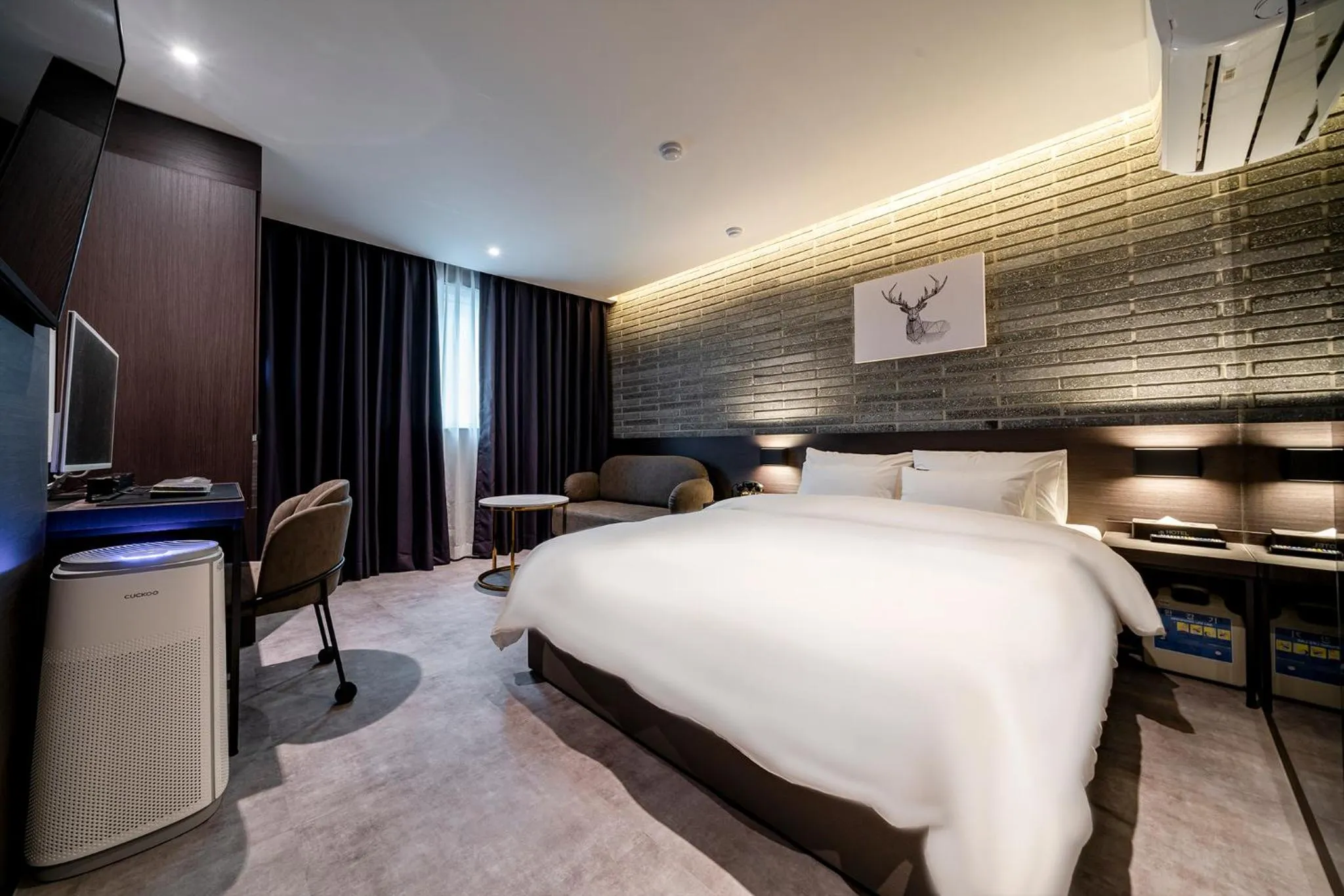 Bed in 충주 어반브라운호텔