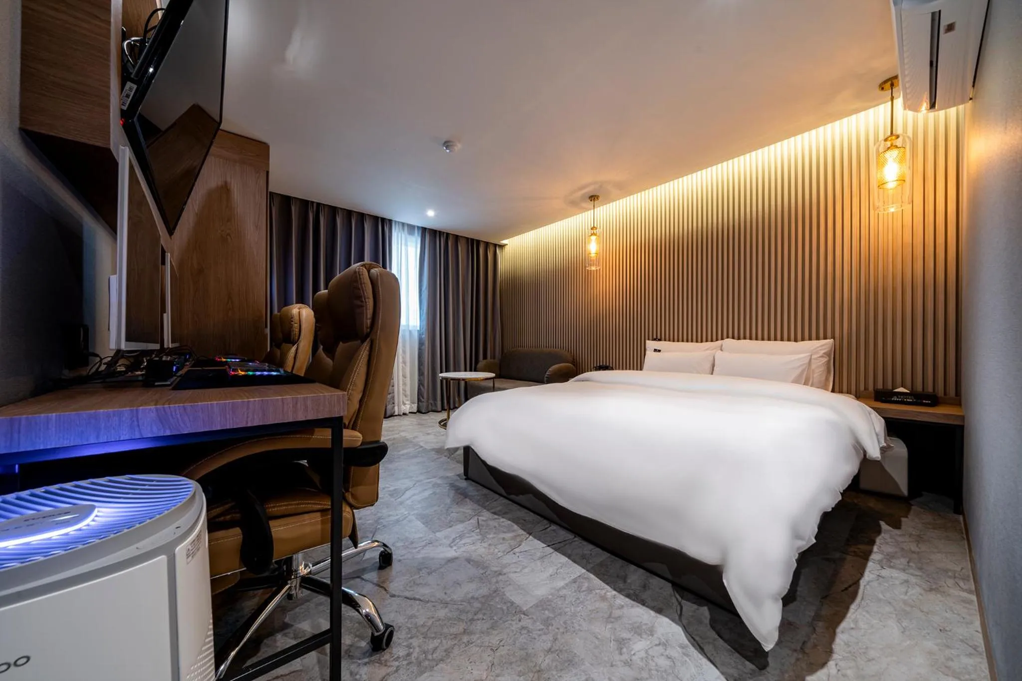 Bed in 충주 어반브라운호텔