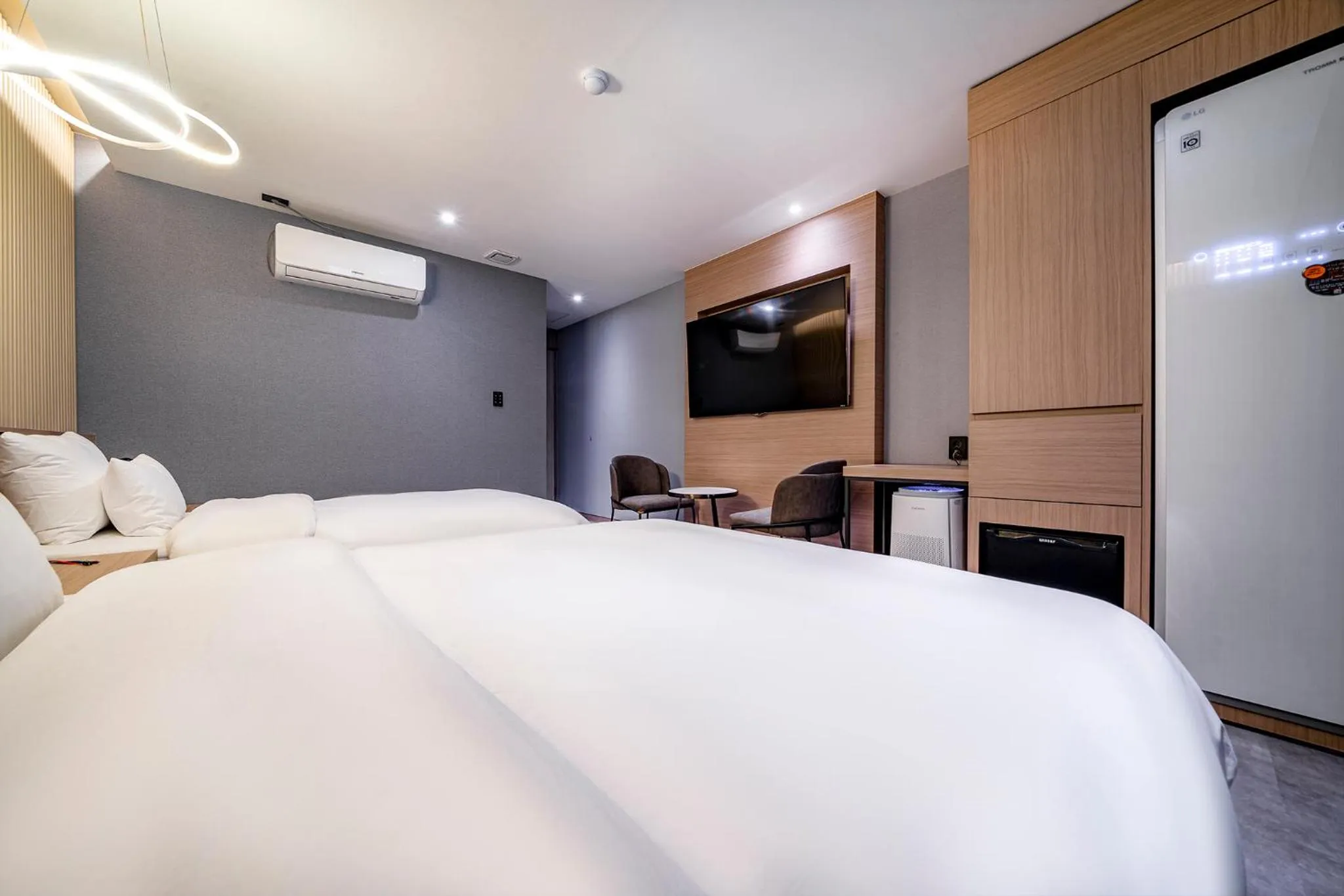 Bed in 충주 어반브라운호텔