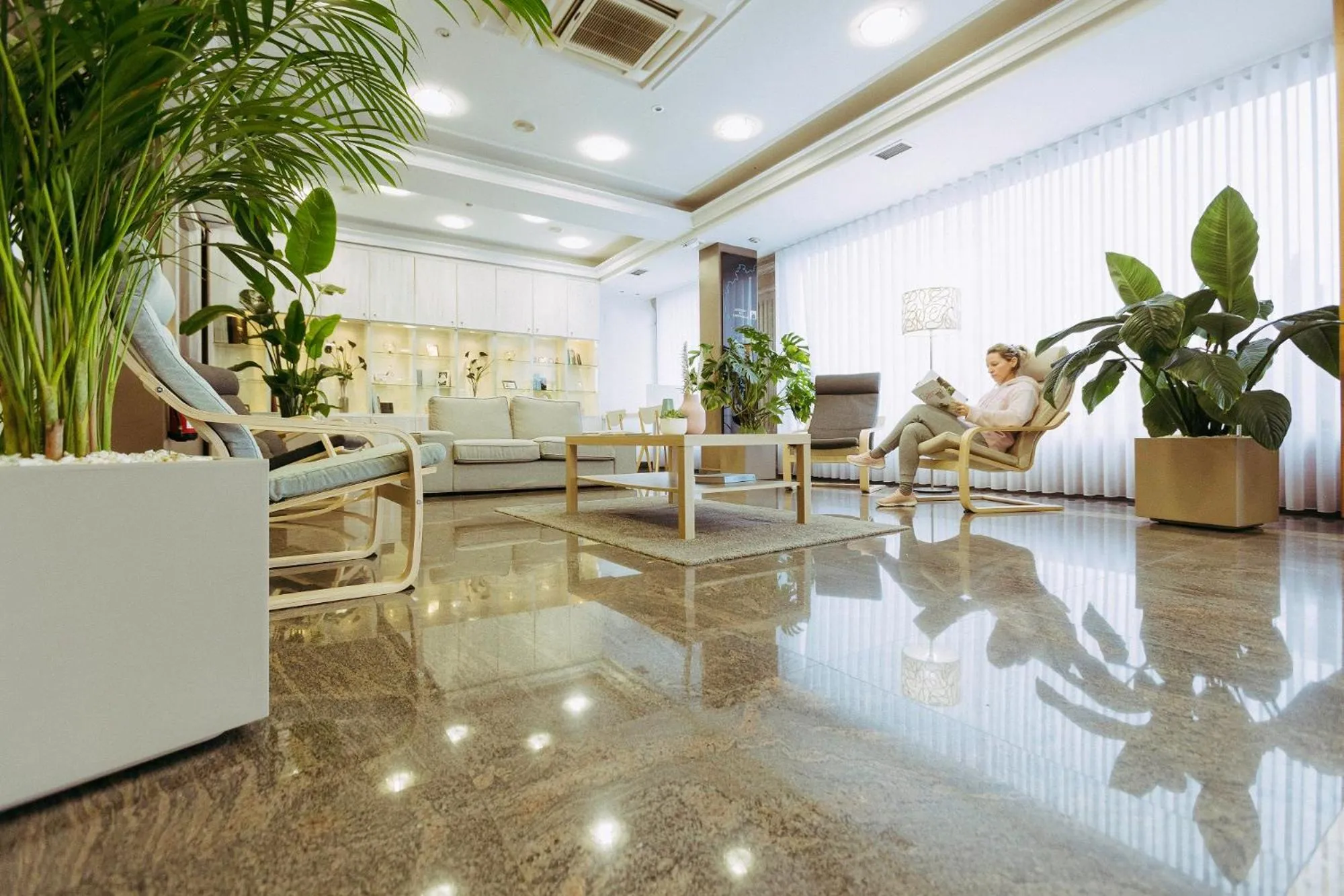 Lobby or reception in Hotel Alfonso I