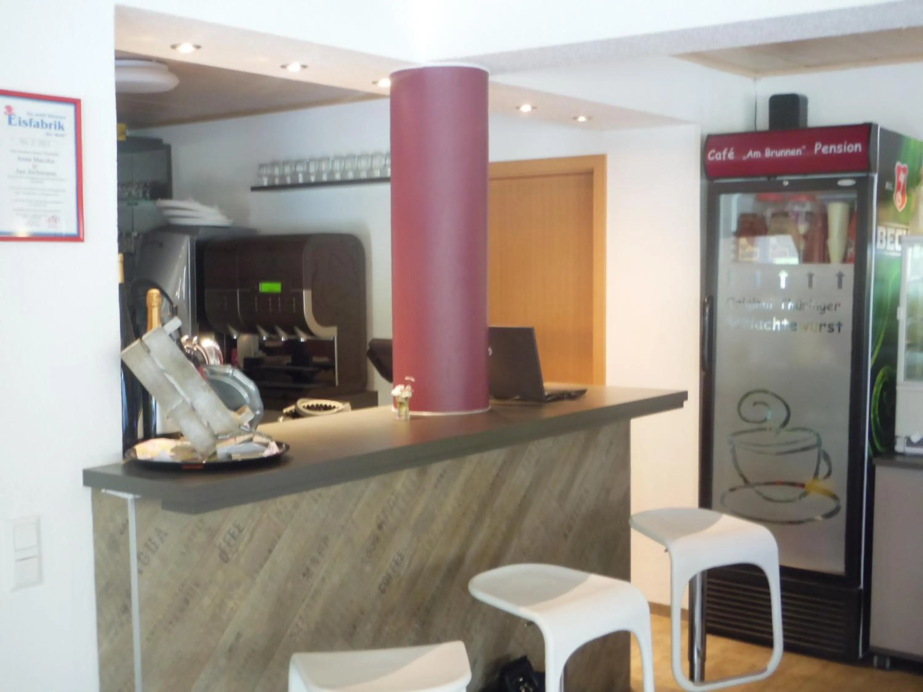 Lobby or reception in Pension "Am Brunnen"